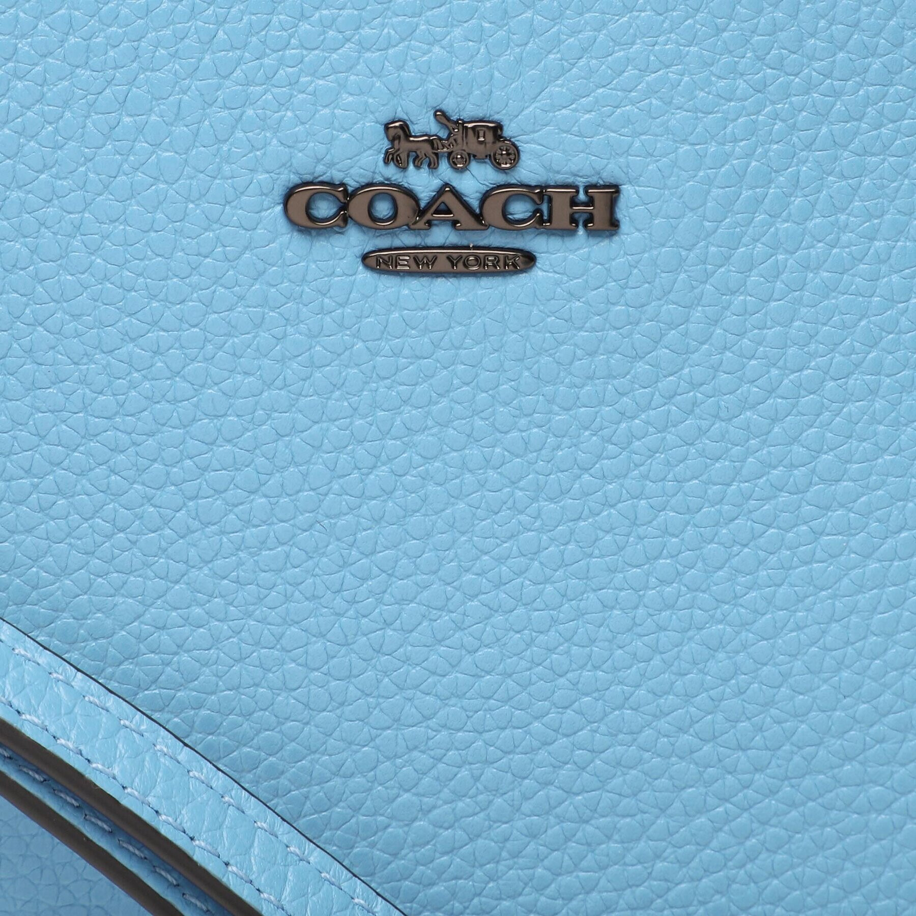 Coach Дамска чанта Pol Peb Sml Wrl 22952 Син - Pepit.bg