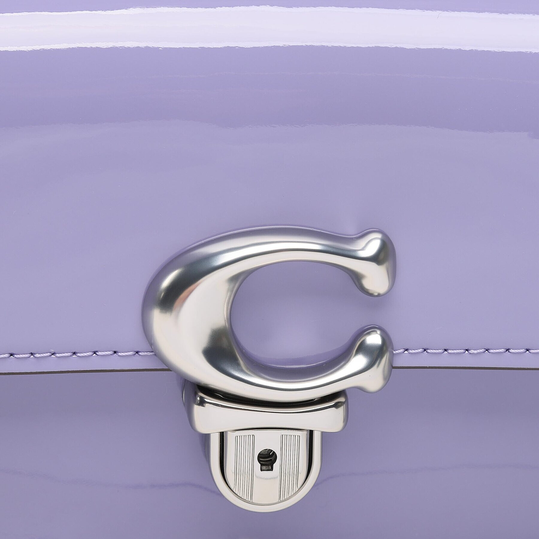 Coach Дамска чанта Ptnt Ltr Mini Ew Sb CE761 Виолетов - Pepit.bg