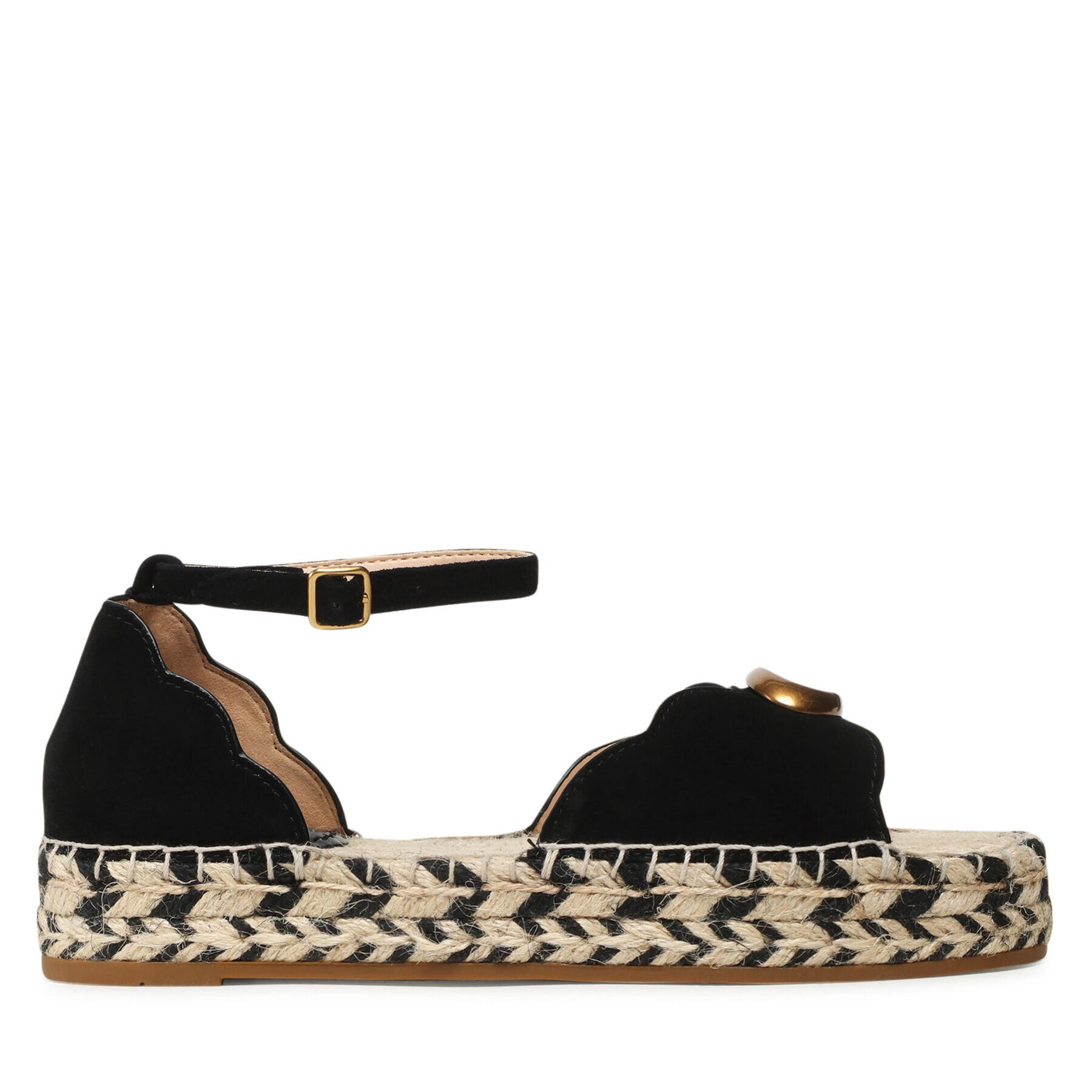 Coach Еспадрили Dillon Suede C8986 Blk Черен - Pepit.bg