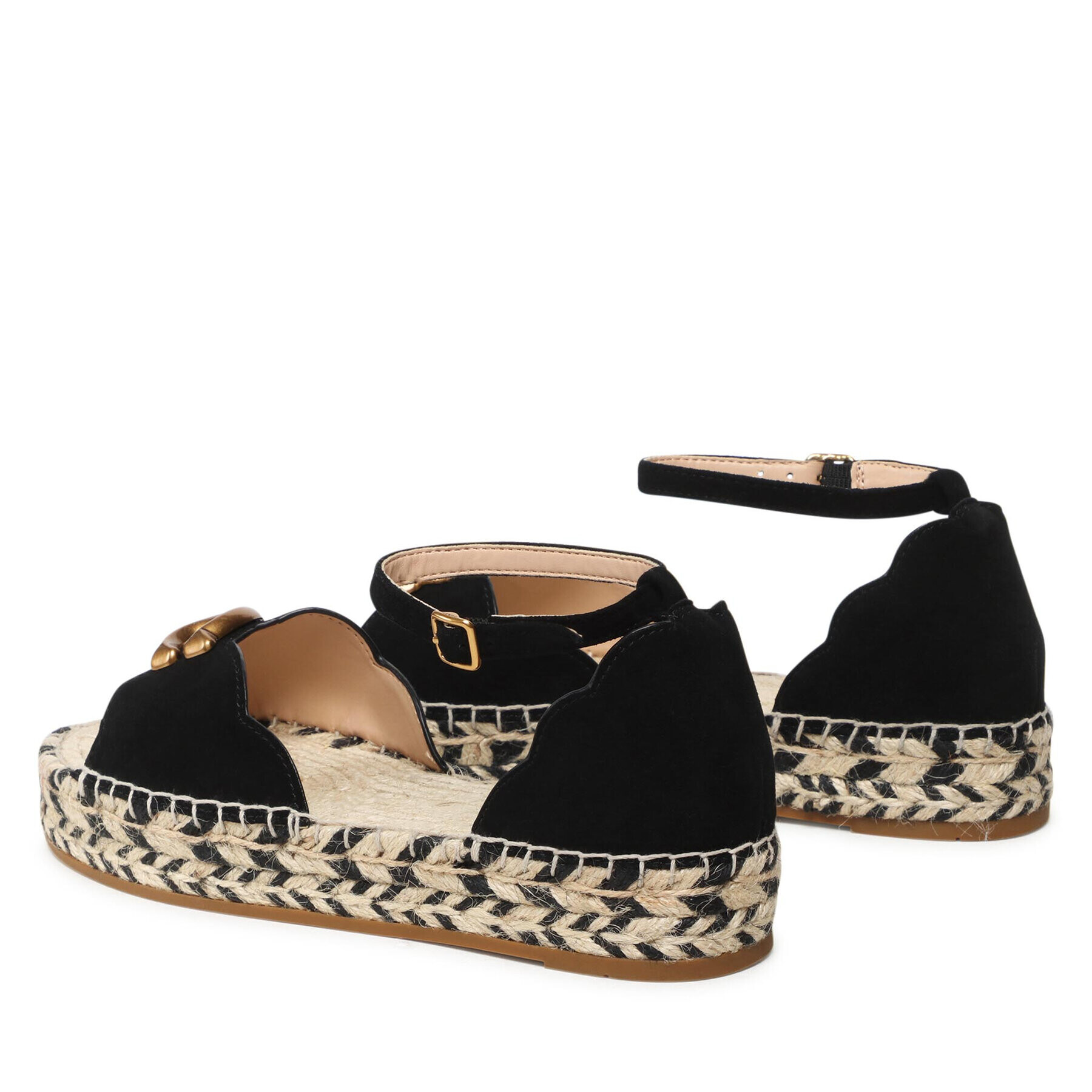 Coach Еспадрили Dillon Suede C8986 Blk Черен - Pepit.bg