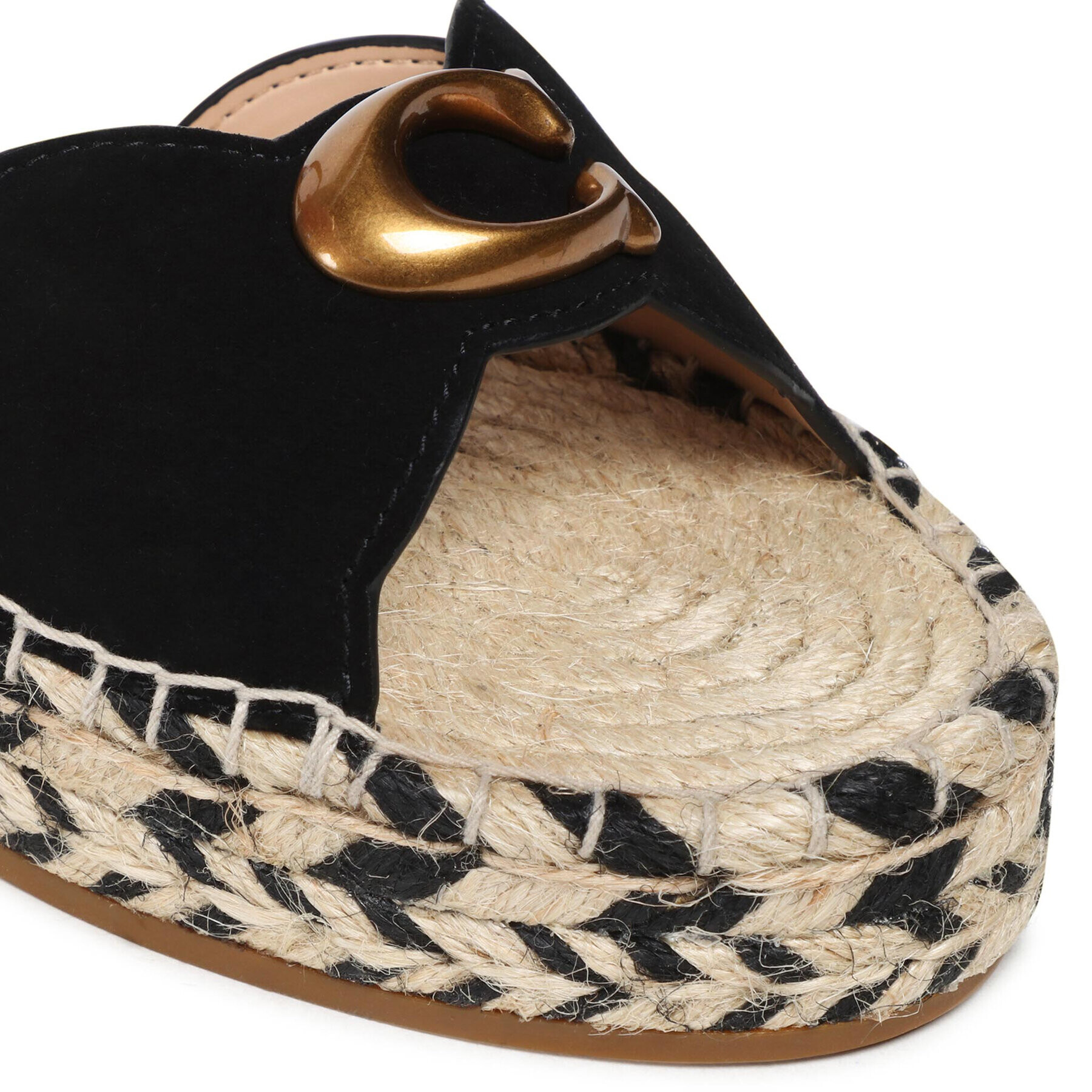 Coach Еспадрили Dillon Suede C8986 Blk Черен - Pepit.bg