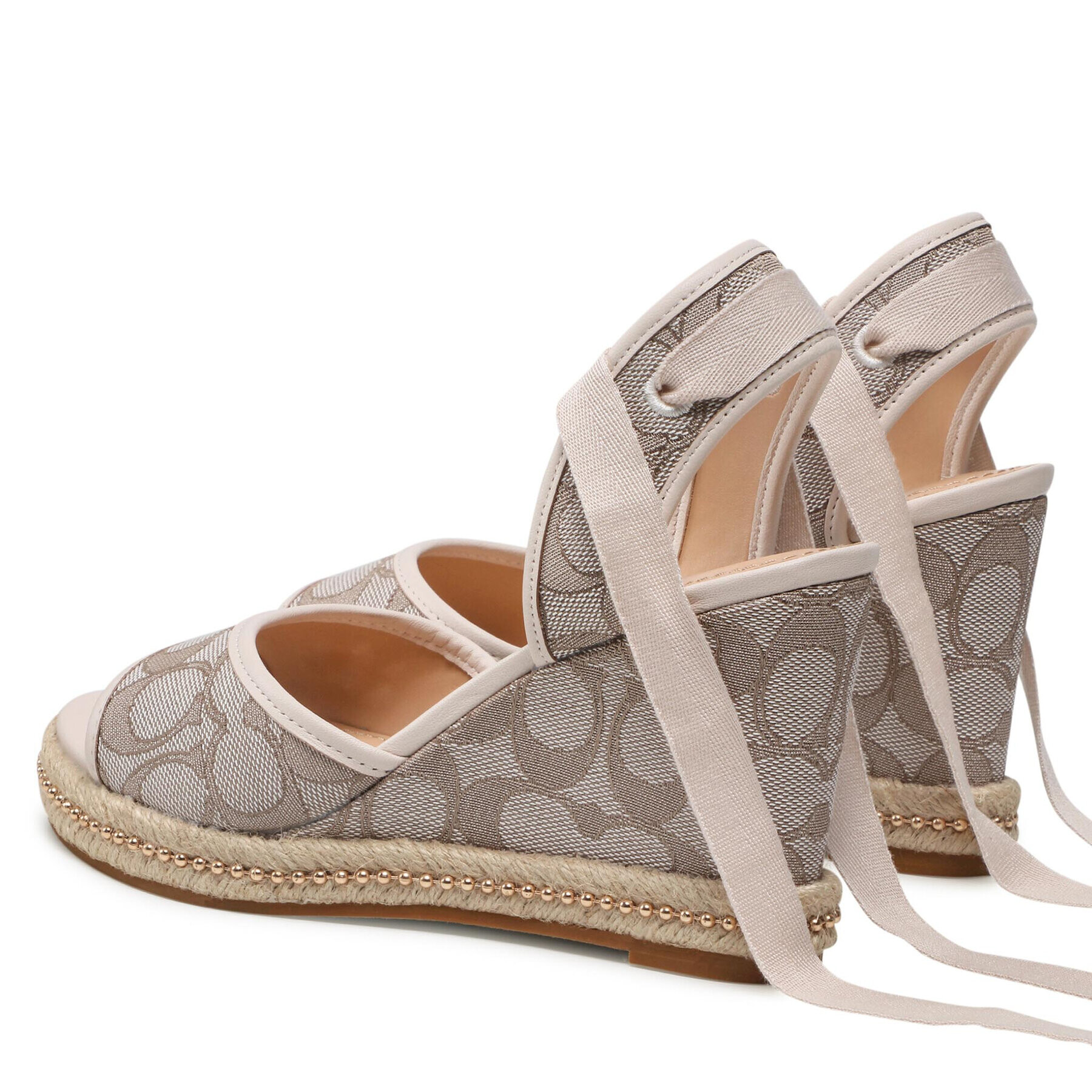 Coach Еспадрили Page Jacquard C8929 Бежов - Pepit.bg