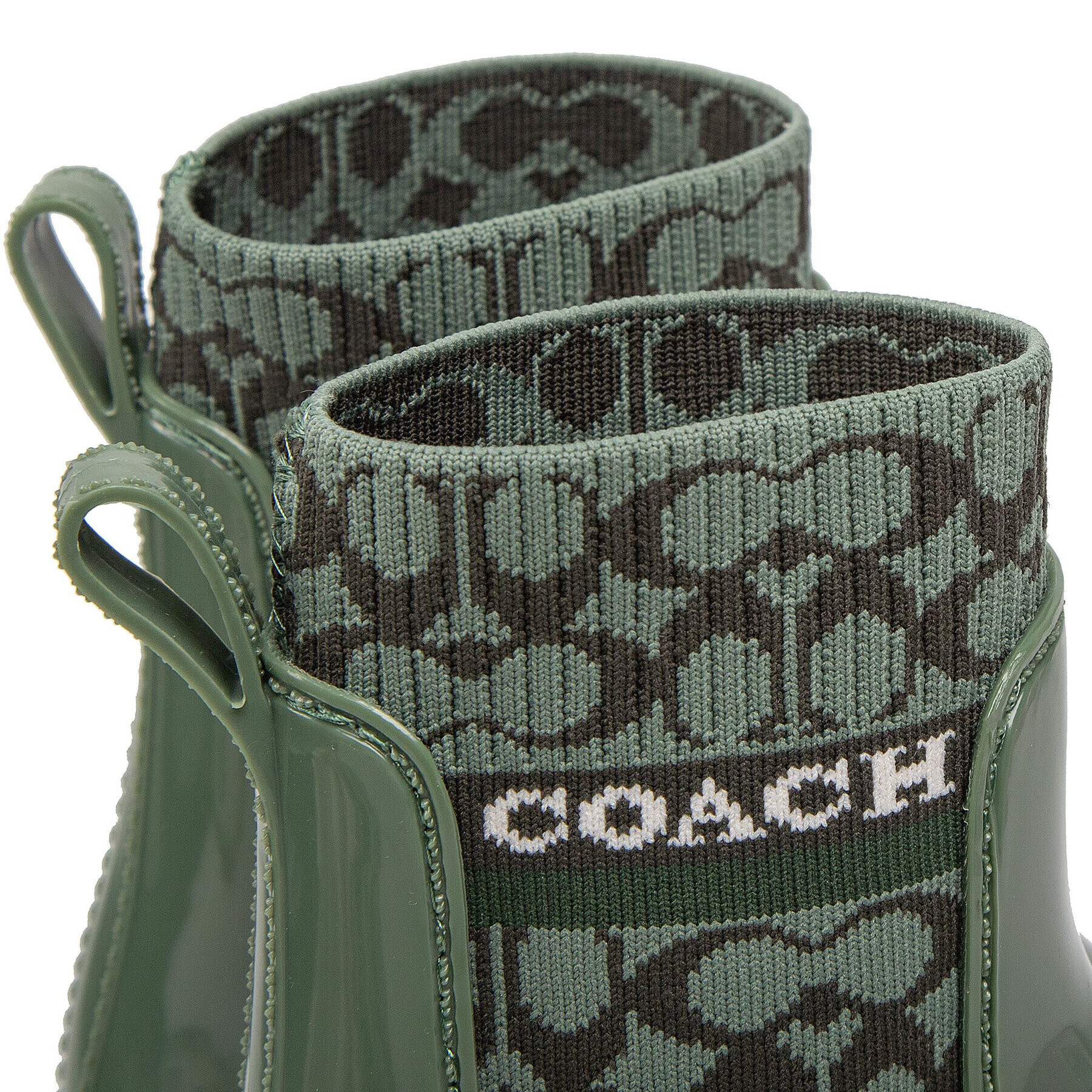 Coach Гумени ботуши Rivington Rubber G5254 Зелен - Pepit.bg