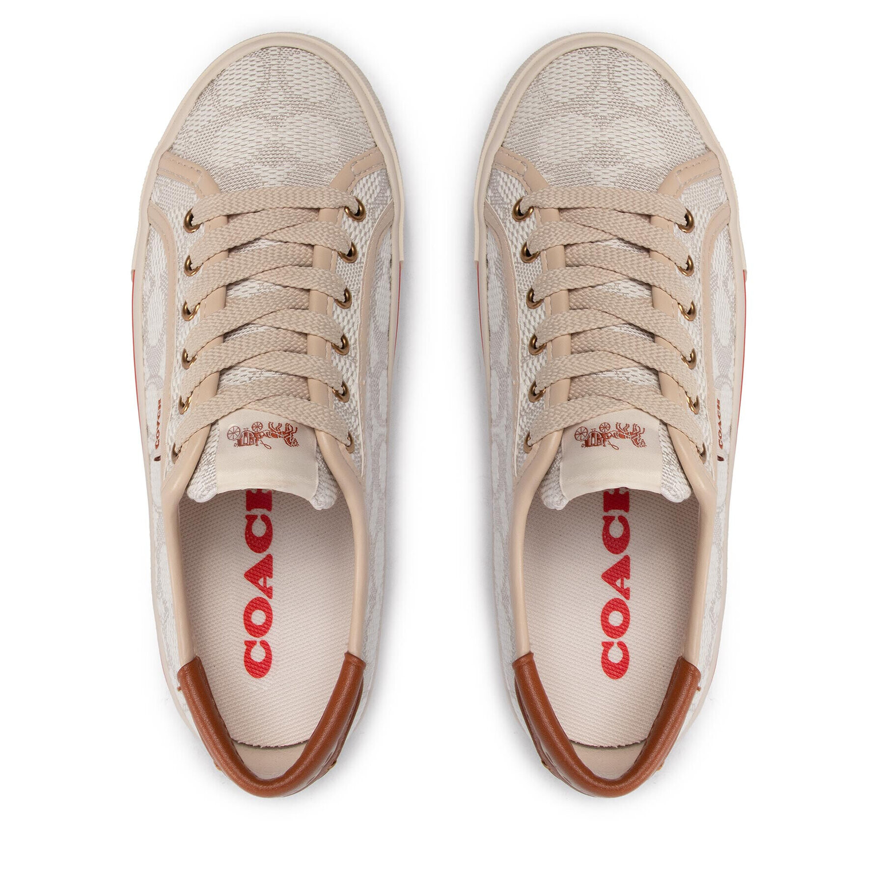 Coach Гуменки Citysole Platform Te CA500 Бежов - Pepit.bg
