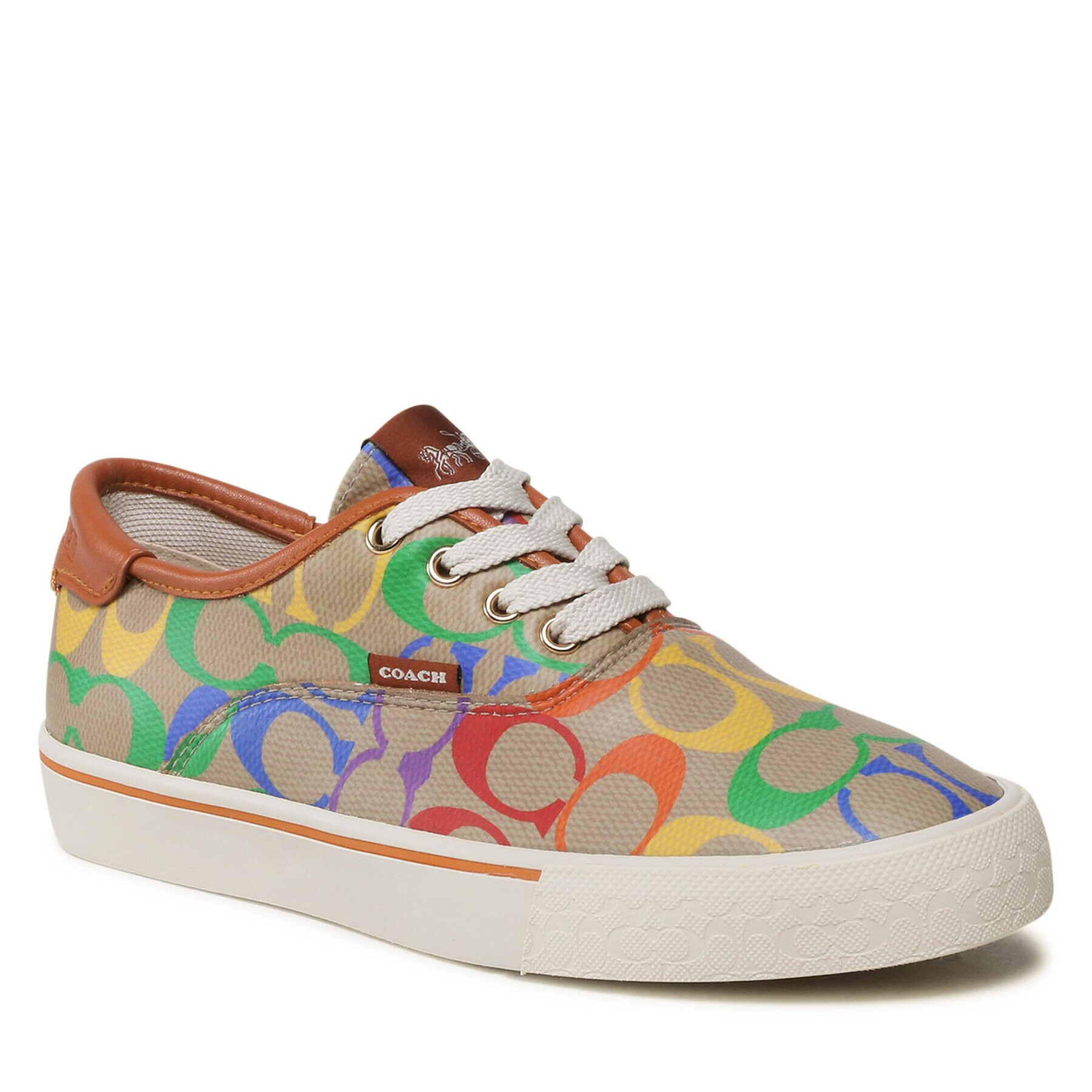 Coach Гуменки Citysole Skate CA854 Кафяв - Pepit.bg
