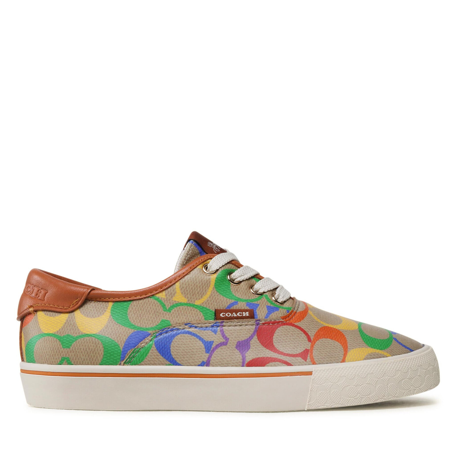 Coach Гуменки Citysole Skate CA854 Кафяв - Pepit.bg