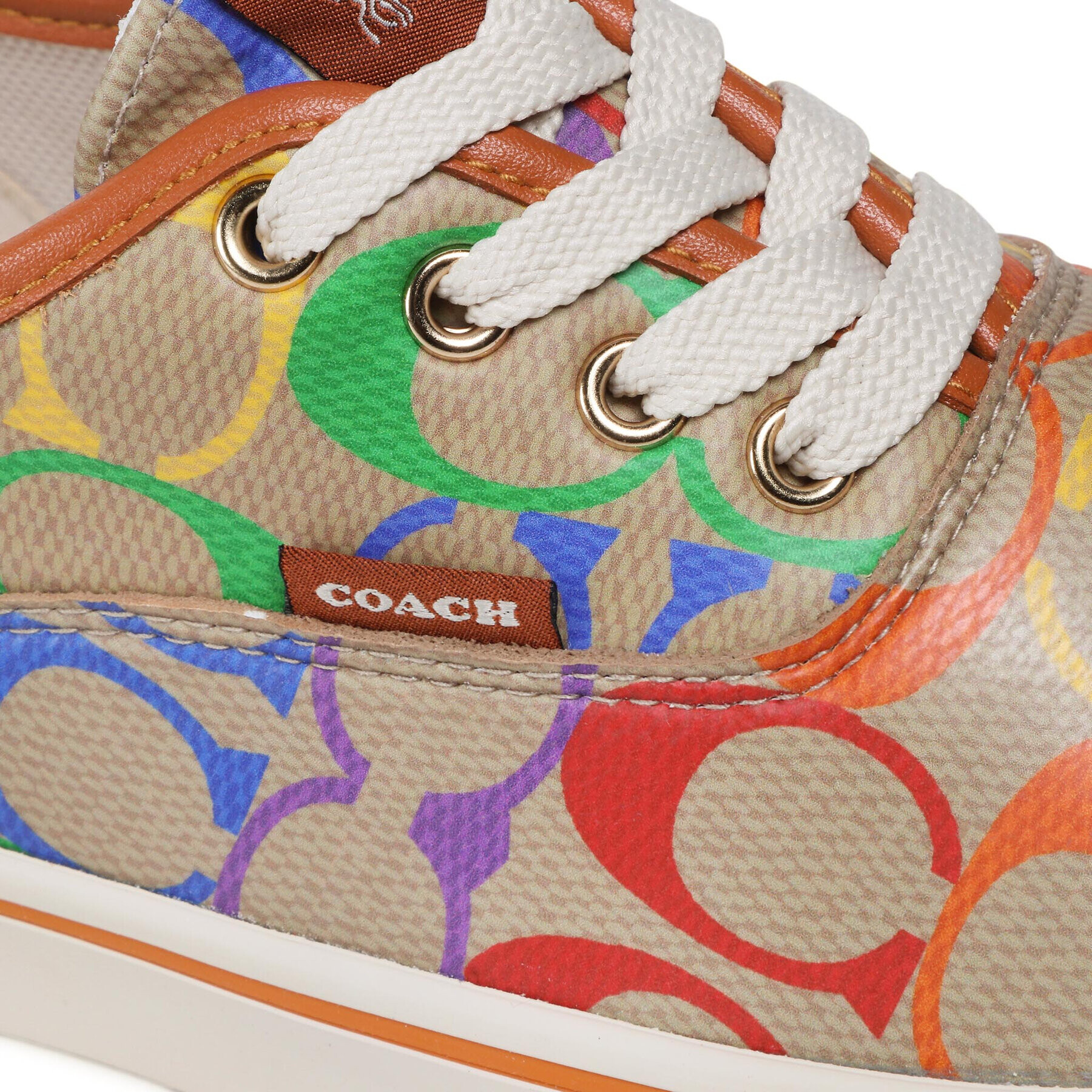 Coach Гуменки Citysole Skate CA854 Кафяв - Pepit.bg