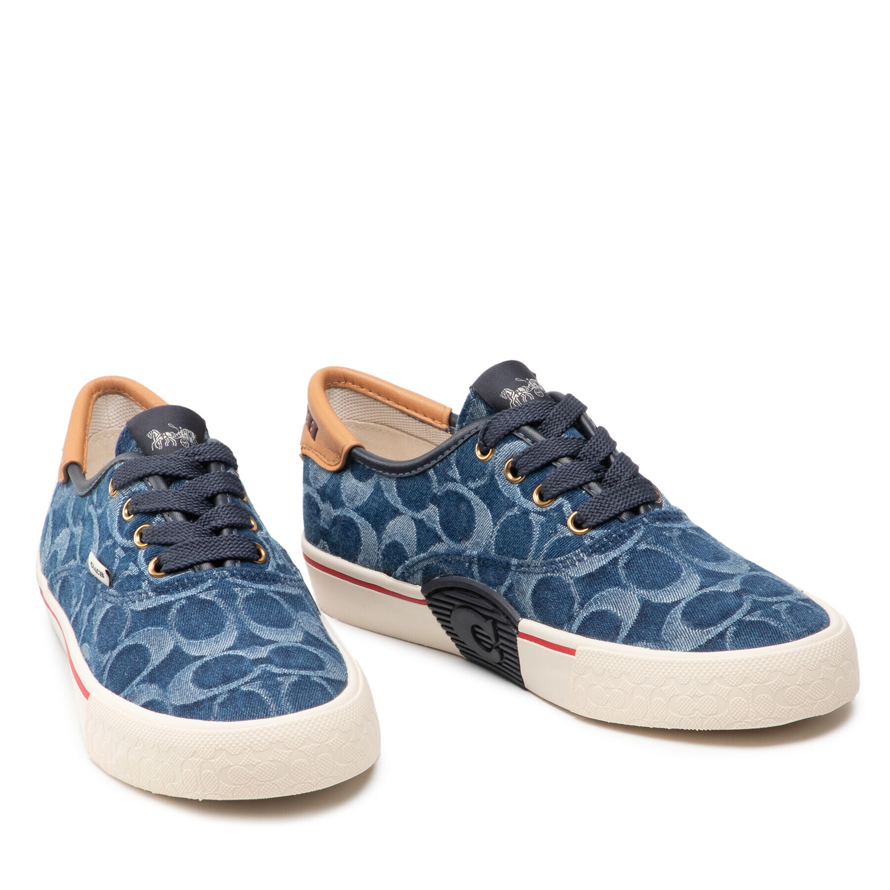 Coach Гуменки Citysole Skate Denim CA498 Тъмносин - Pepit.bg