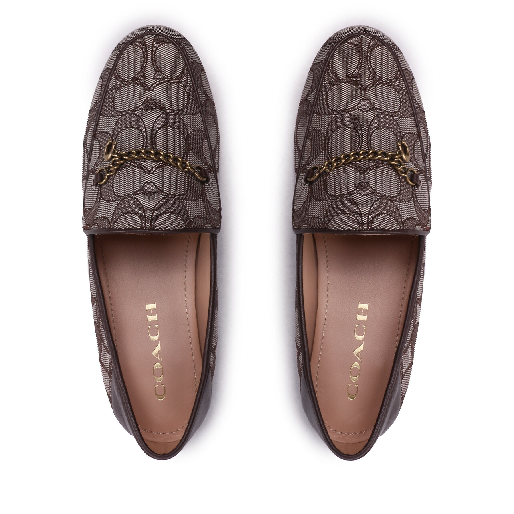 Coach Лоуфъри Hanna Textured Jacq CC888 Кафяв - Pepit.bg