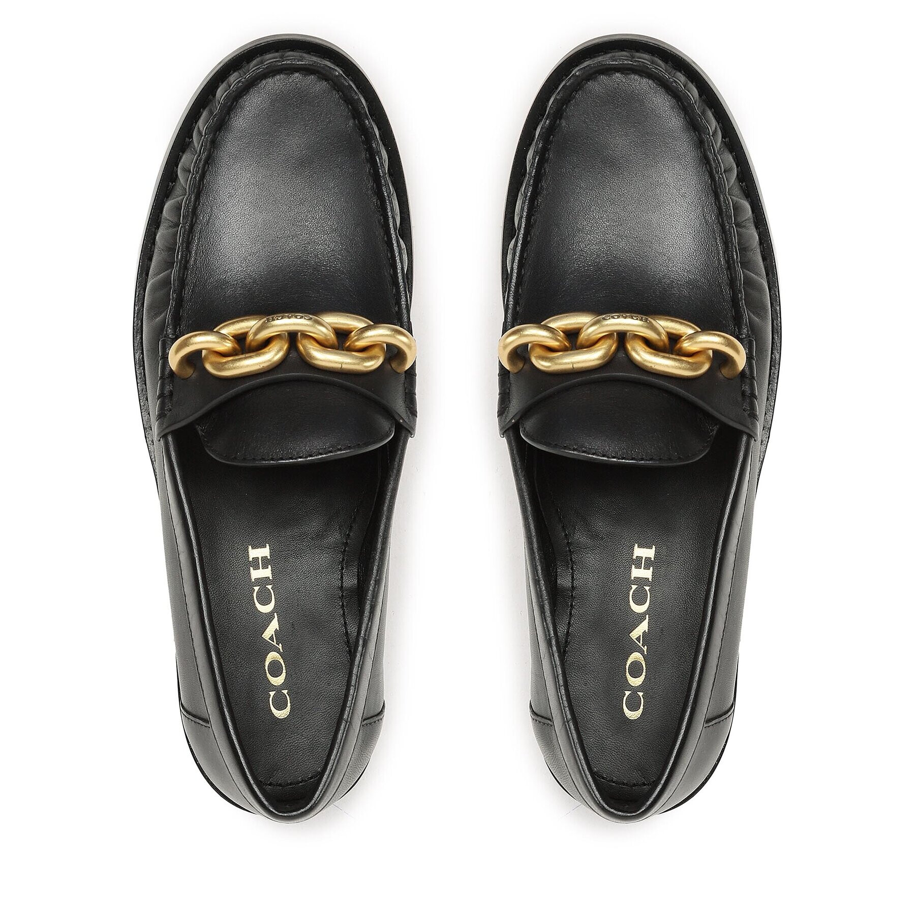 Coach Лоуфъри Jess Lthr Loafer CK008 Черен - Pepit.bg