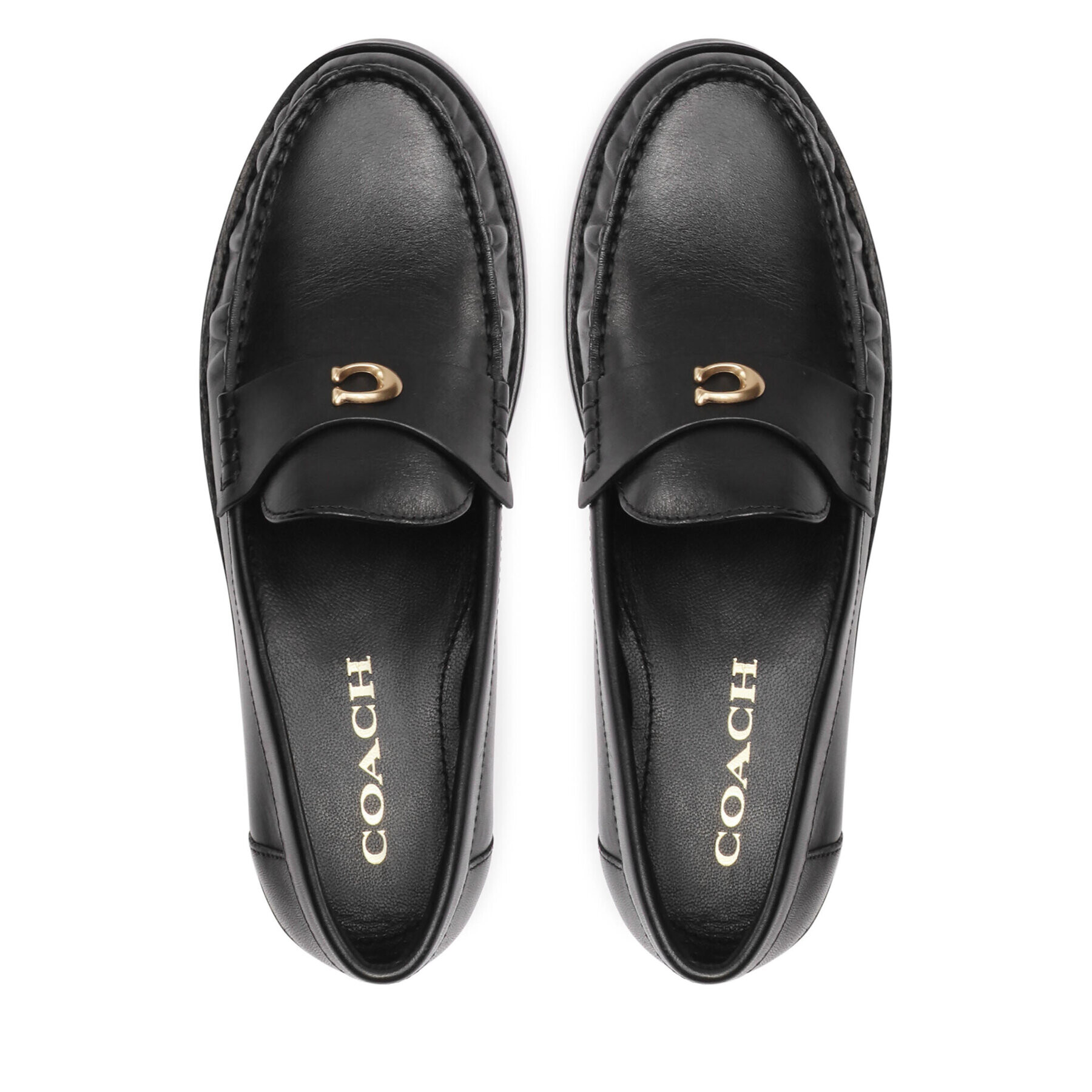 Coach Лоуфъри Jolene Lthr Loafer CK017 Черен - Pepit.bg