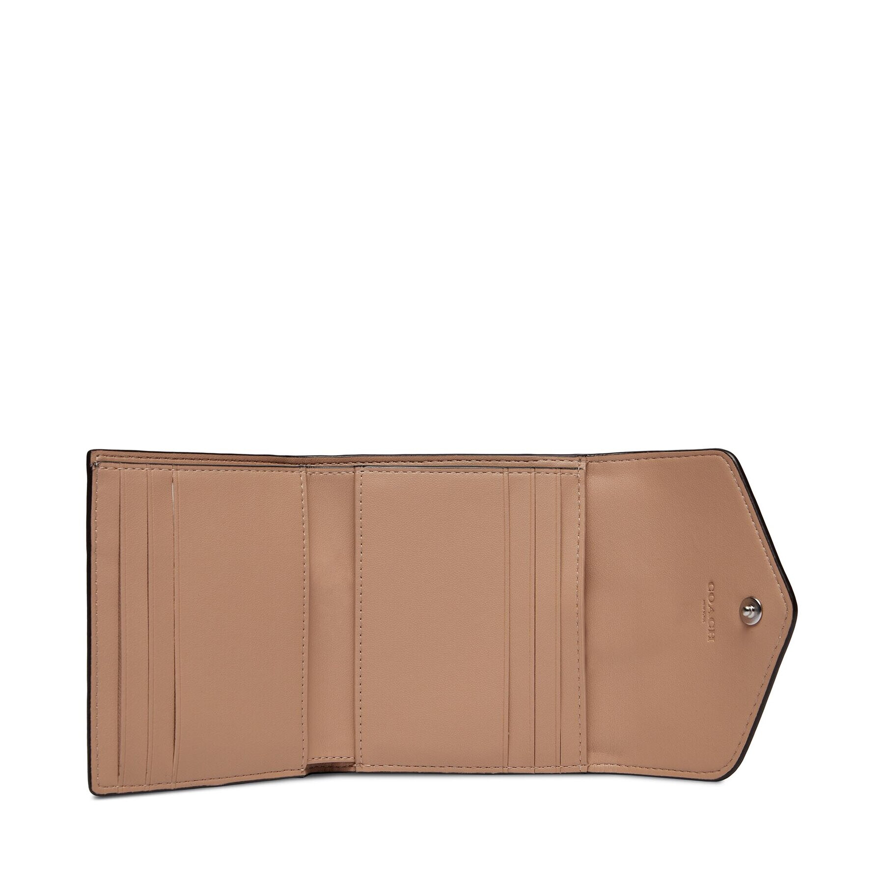 Coach Малък дамски портфейл C2328 Кафяв - Pepit.bg