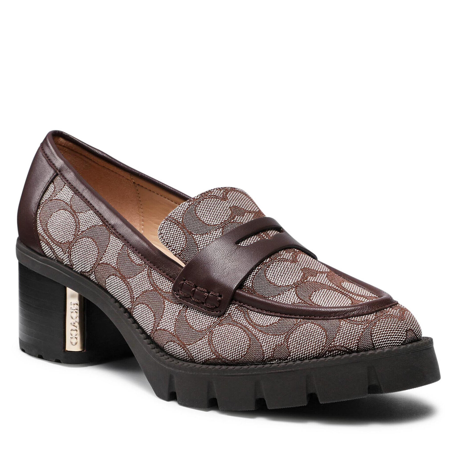 Coach Обувки Cora Jacq Loafer C5909 11004253EDC Кафяв - Pepit.bg