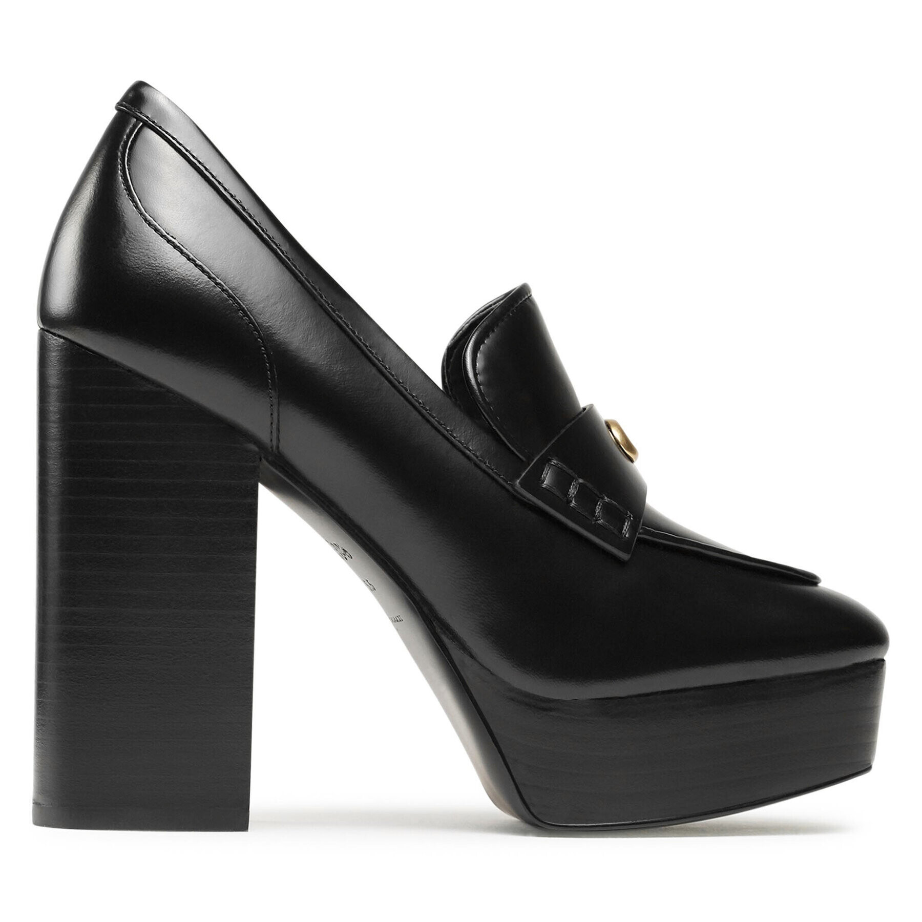 Coach Обувки Ilyse Leather Loafer CN142 Черен - Pepit.bg