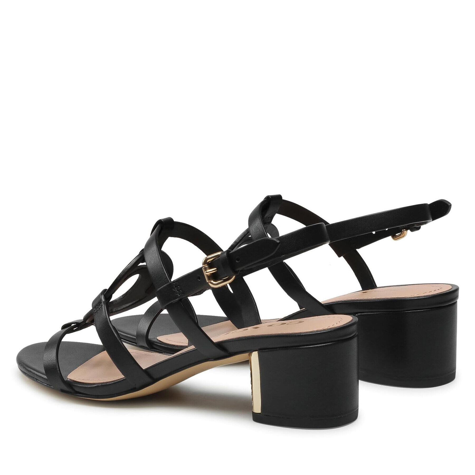 Coach Сандали Edina Leather Sandal C4340 Черен - Pepit.bg