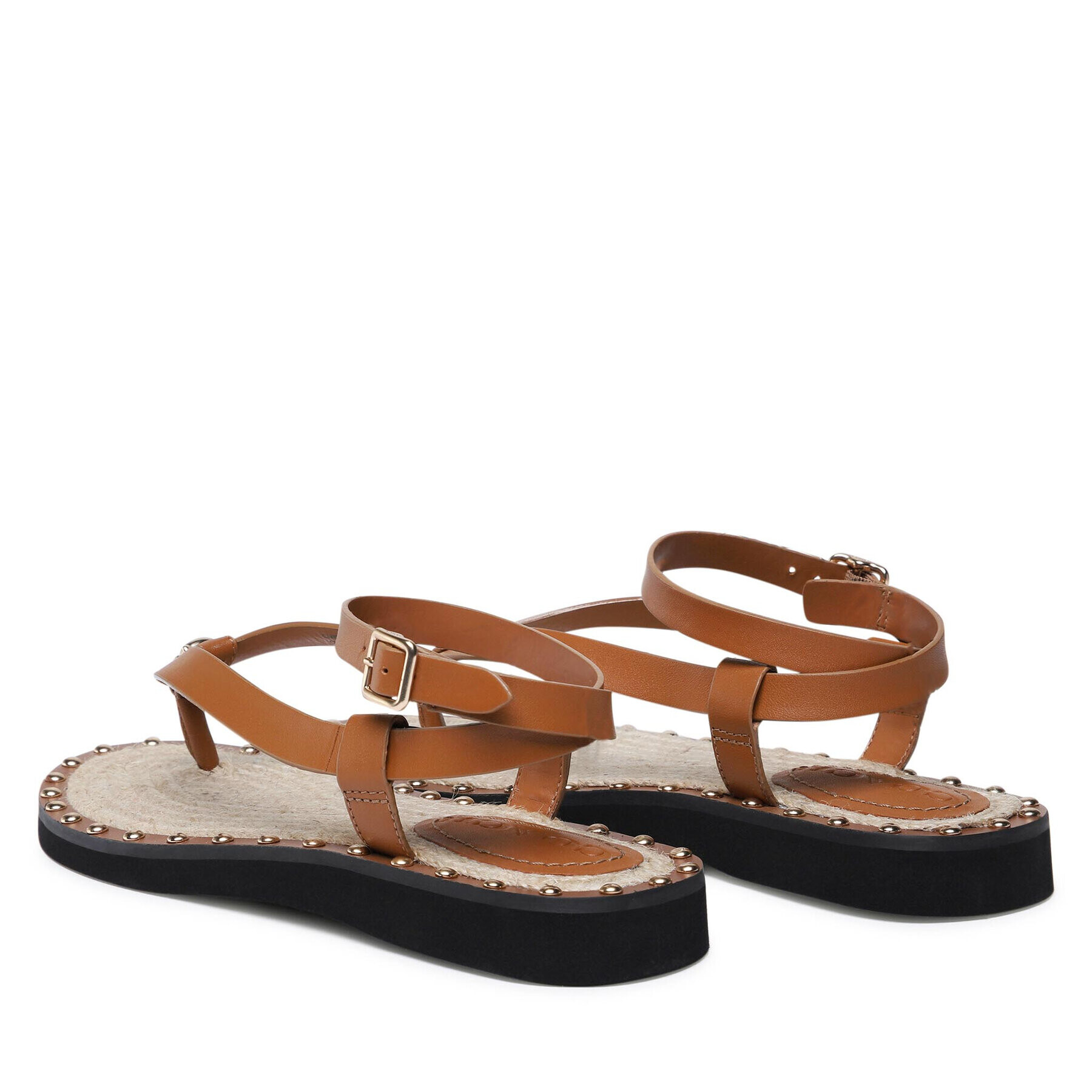 Coach Сандали Gracey Lather CA462 Кафяв - Pepit.bg