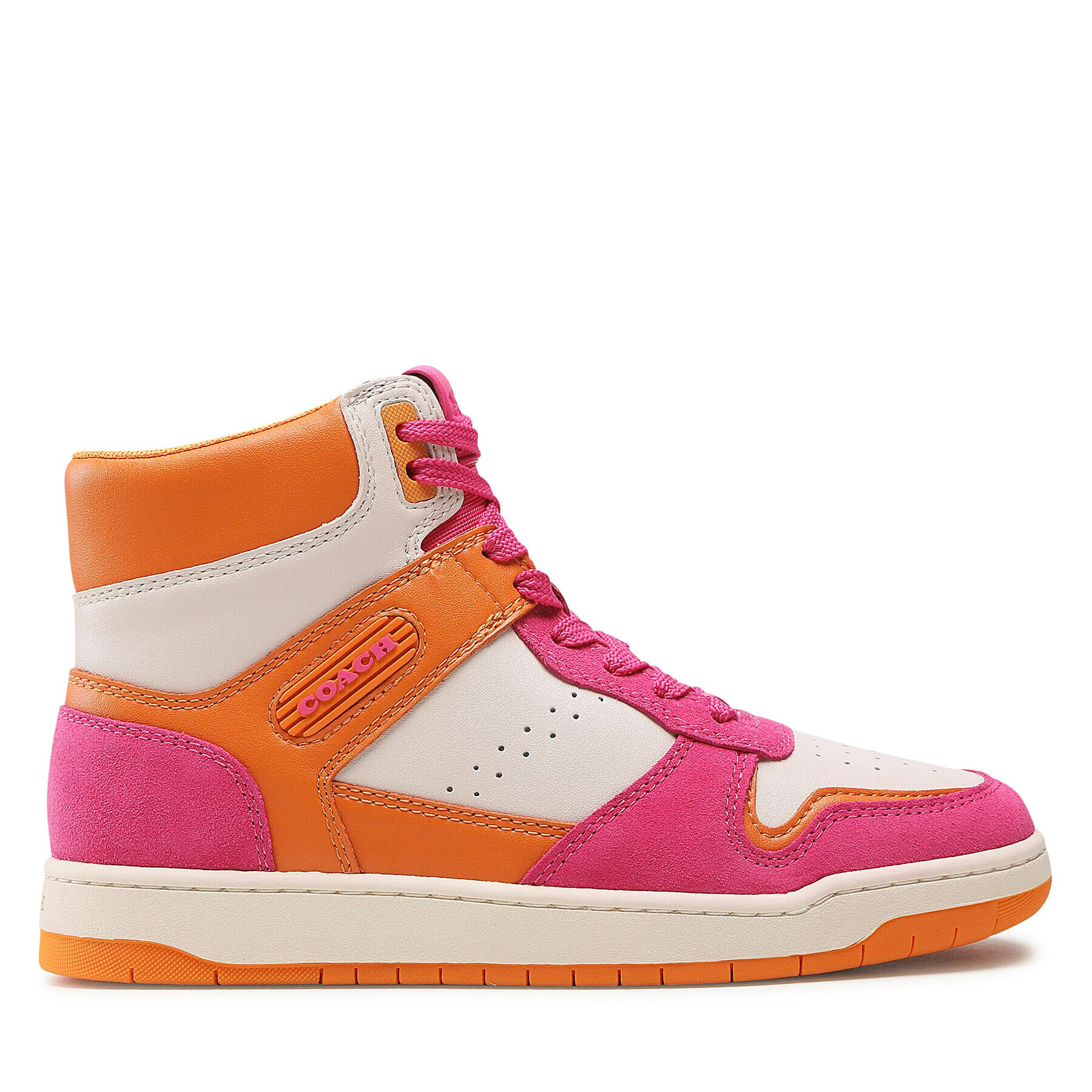 Coach Сникърси Hi Top Leather CD306 Цветен - Pepit.bg