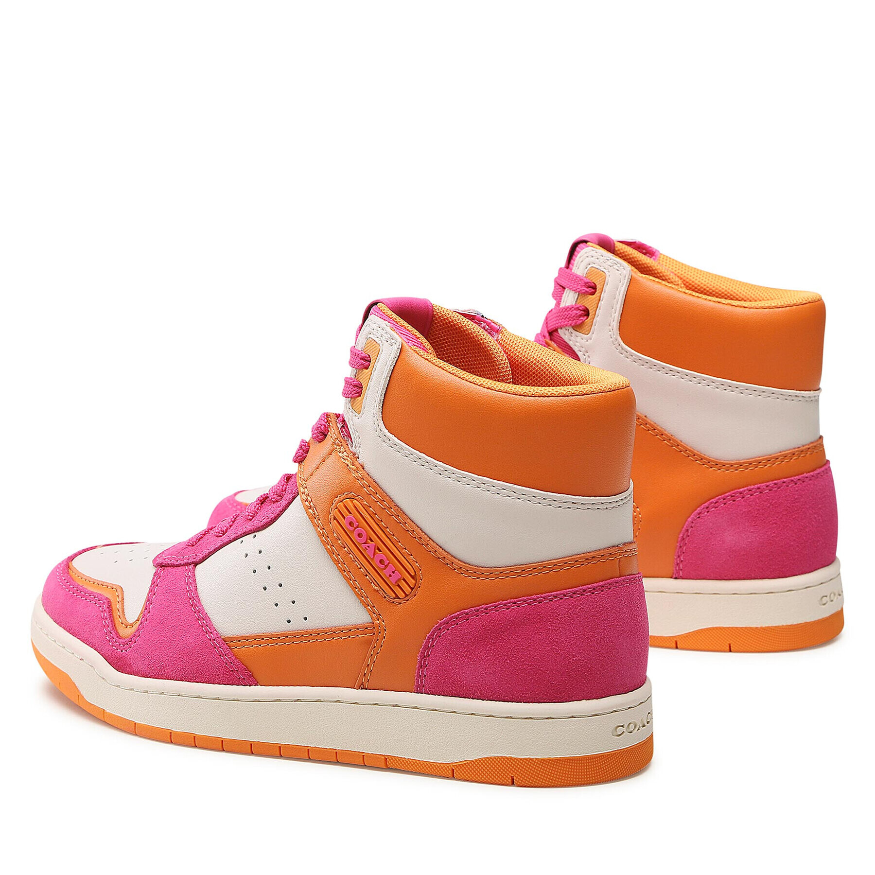 Coach Сникърси Hi Top Leather CD306 Цветен - Pepit.bg