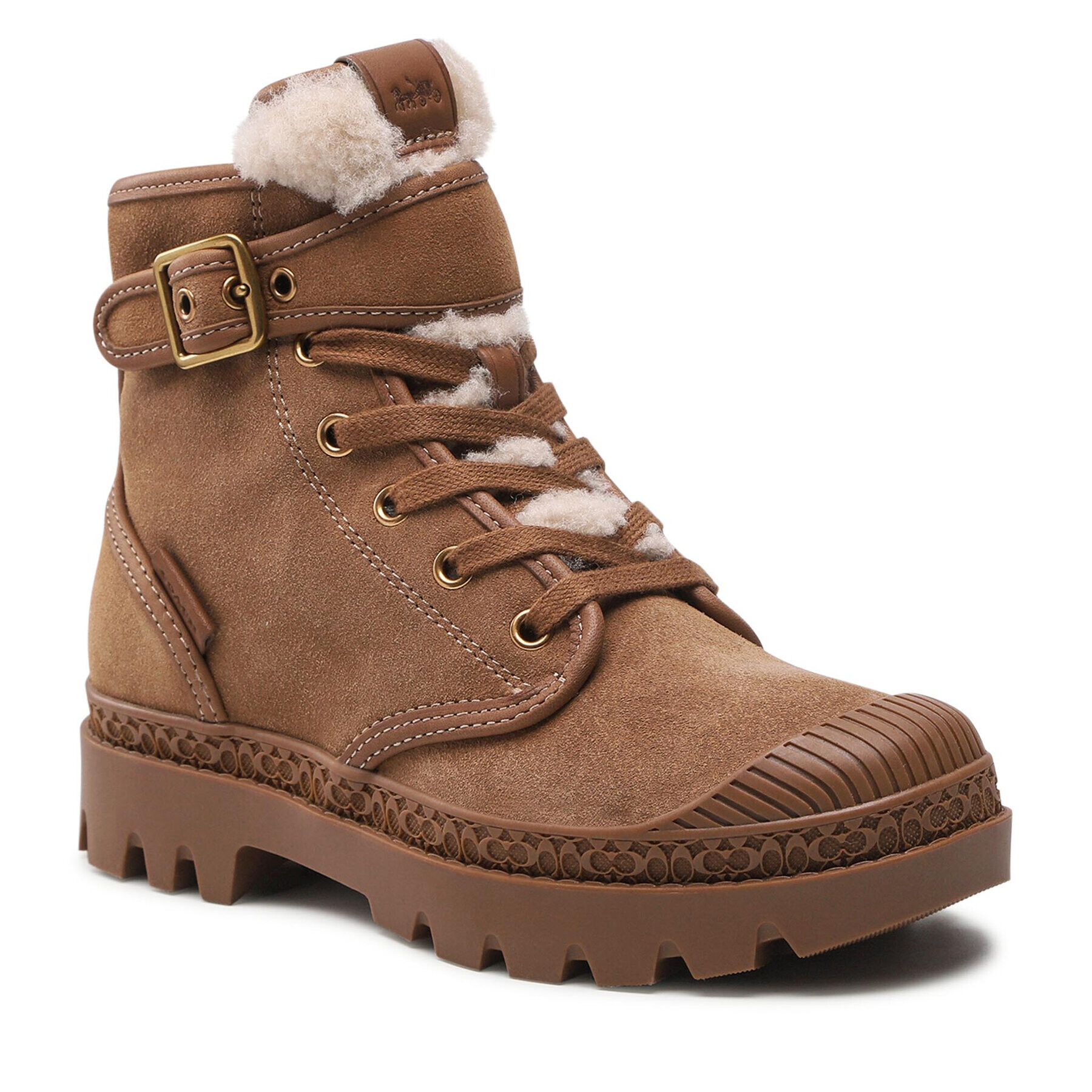 Coach Туристически oбувки Trooper CC731 Кафяв - Pepit.bg