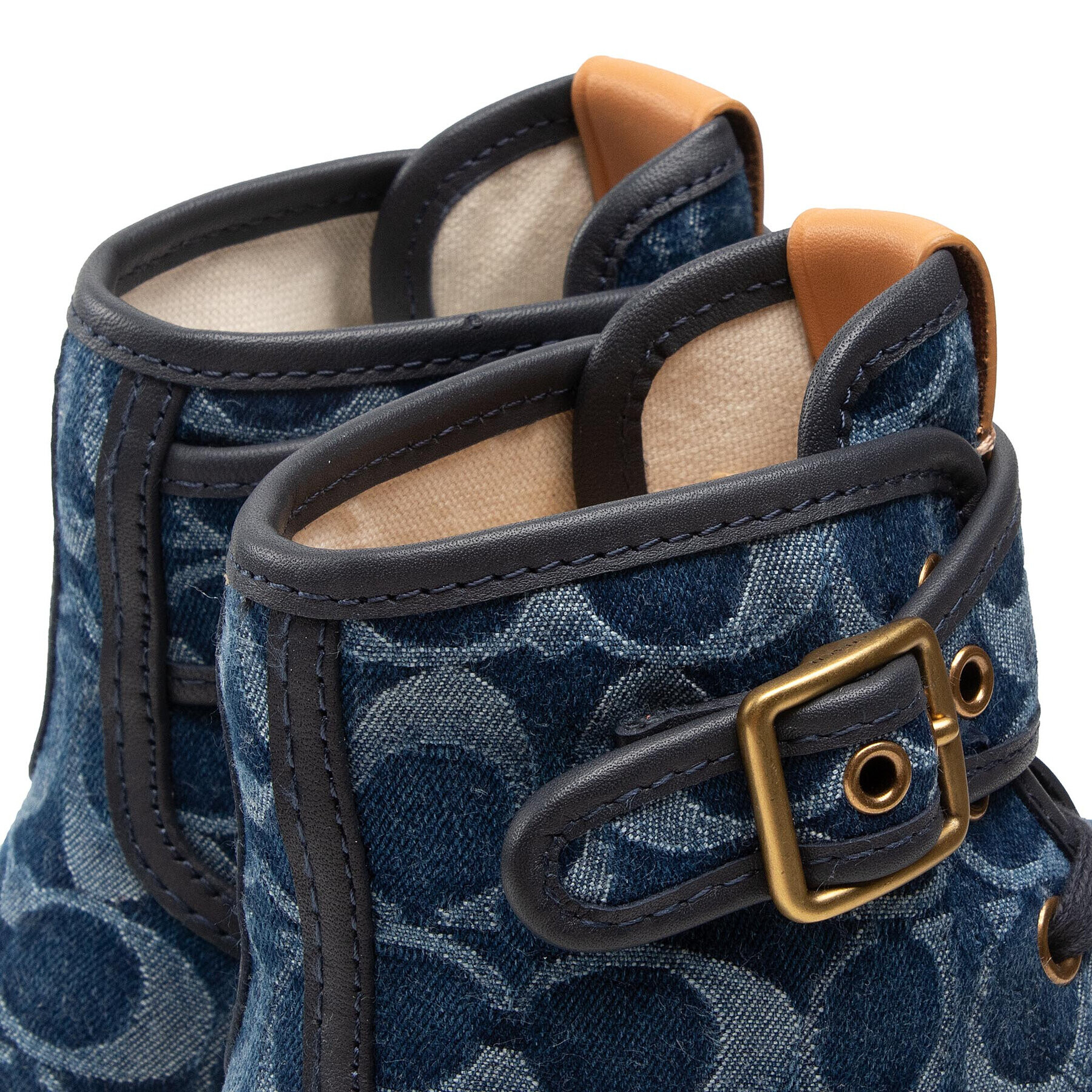 Coach Туристически oбувки Trooper Denim CA510 Тъмносин - Pepit.bg