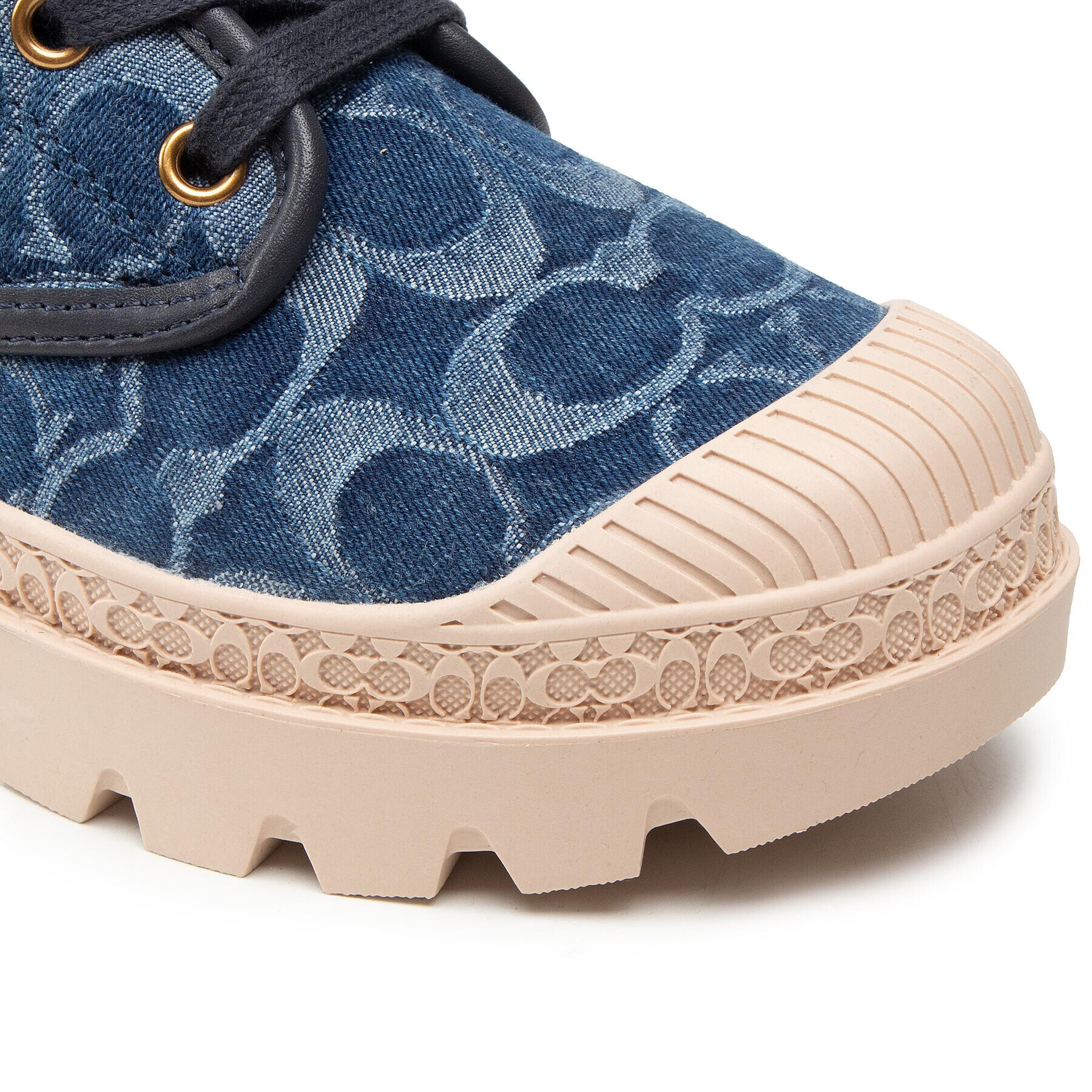 Coach Туристически oбувки Trooper Denim CA510 Тъмносин - Pepit.bg