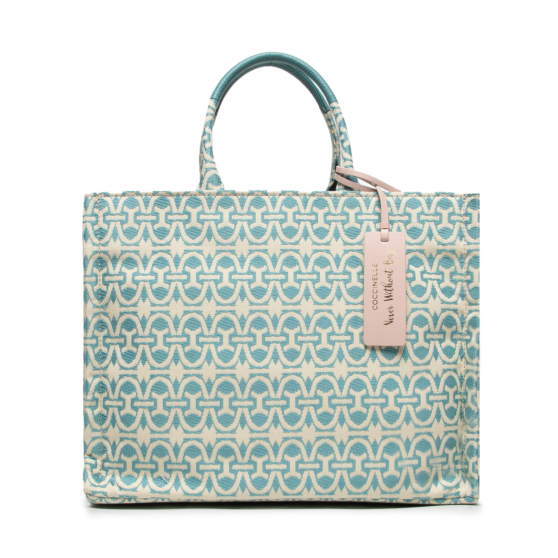 Coccinelle Дамска чанта BLD Never Witthout Bag Jacquar E1 LBD 18 02 01 Син - Pepit.bg
