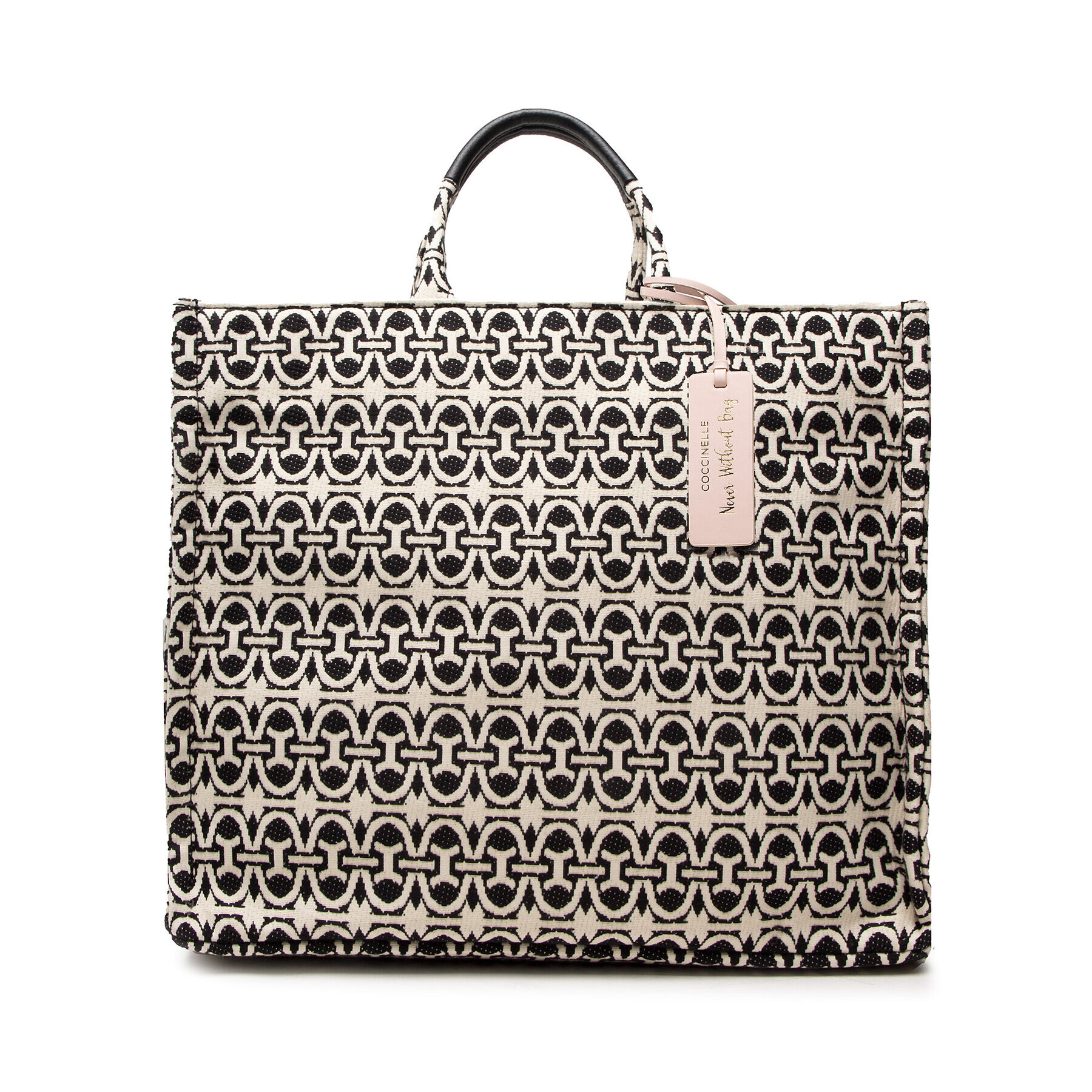 Coccinelle Дамска чанта LBD Never Without Bag Jacquar E1 LBD 18 01 01 Черен - Pepit.bg