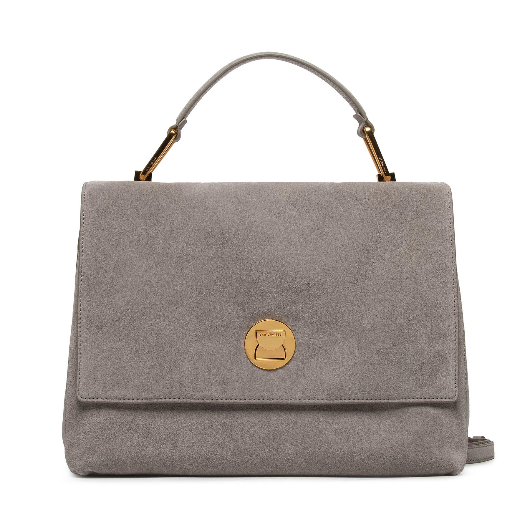Coccinelle Дамска чанта LD1 Liya Suede E1 LD1 18 01 01 Сив - Pepit.bg