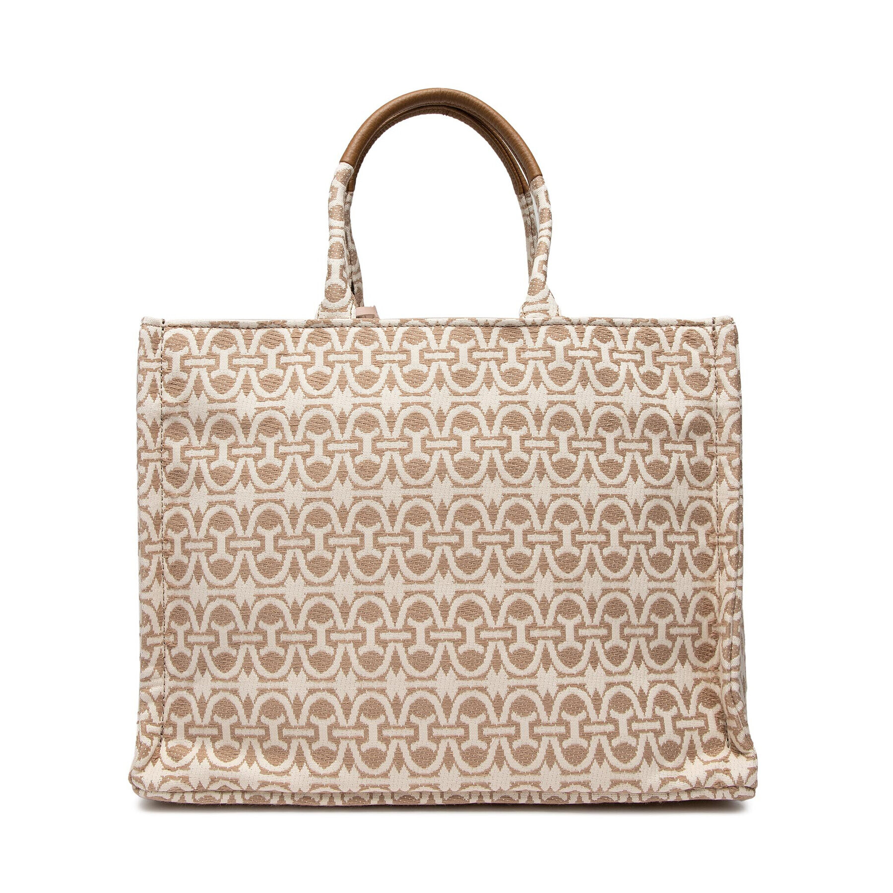 Coccinelle Дамска чанта MBD Never Without Bag Jacquar E1 MBD 18 02 01 Бежов - Pepit.bg