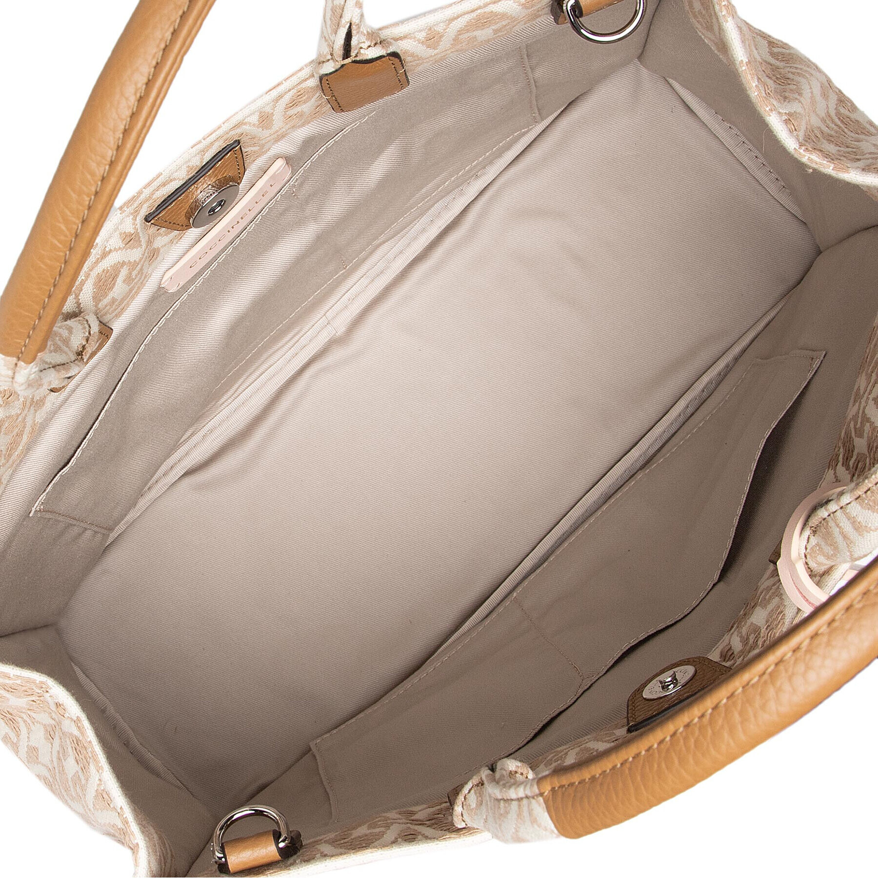 Coccinelle Дамска чанта MBD Never Without Bag Jacquar E1 MBD 18 02 01 Бежов - Pepit.bg