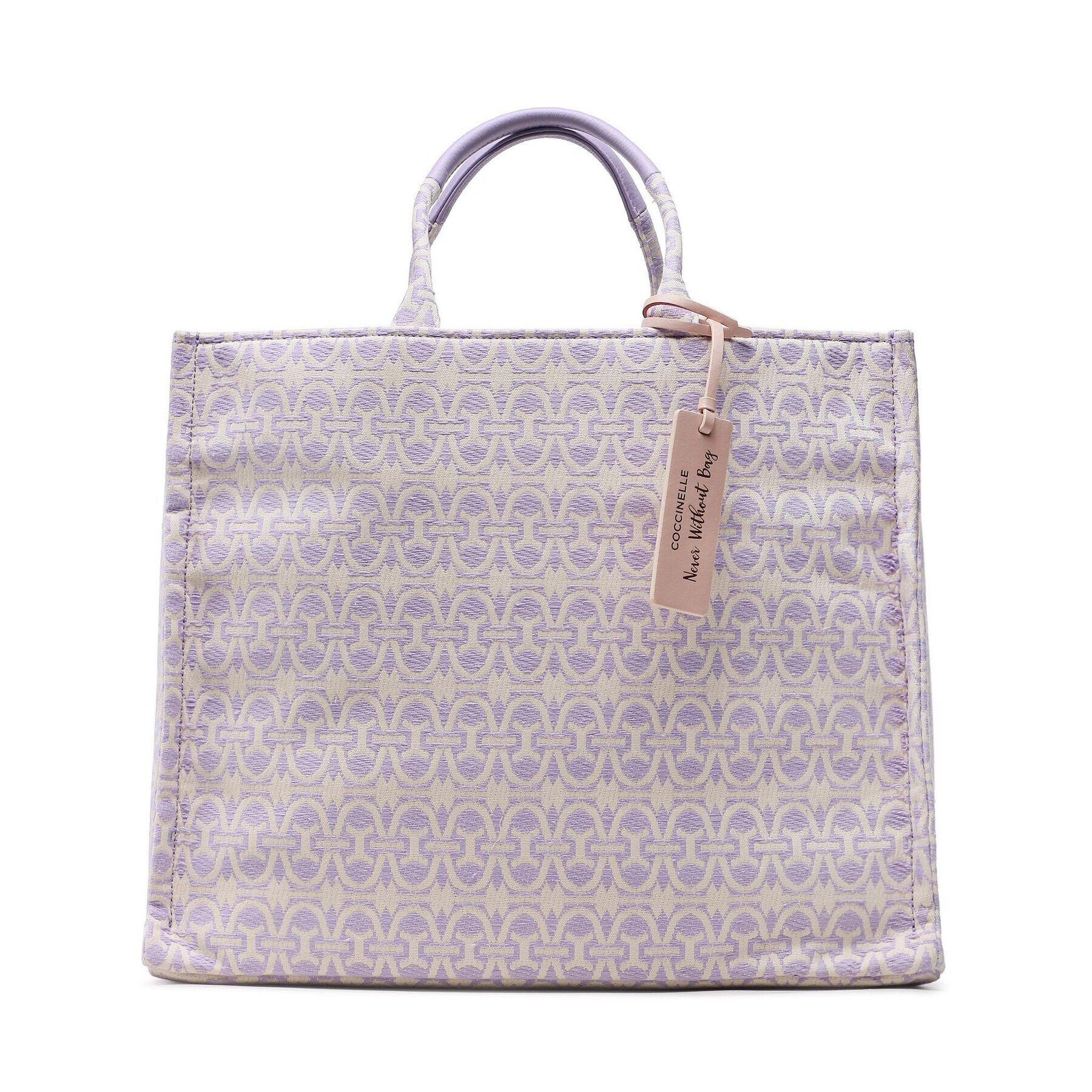 Coccinelle Дамска чанта MBD Never Without Bag Monogra E1 MBD 18 01 01 Виолетов - Pepit.bg