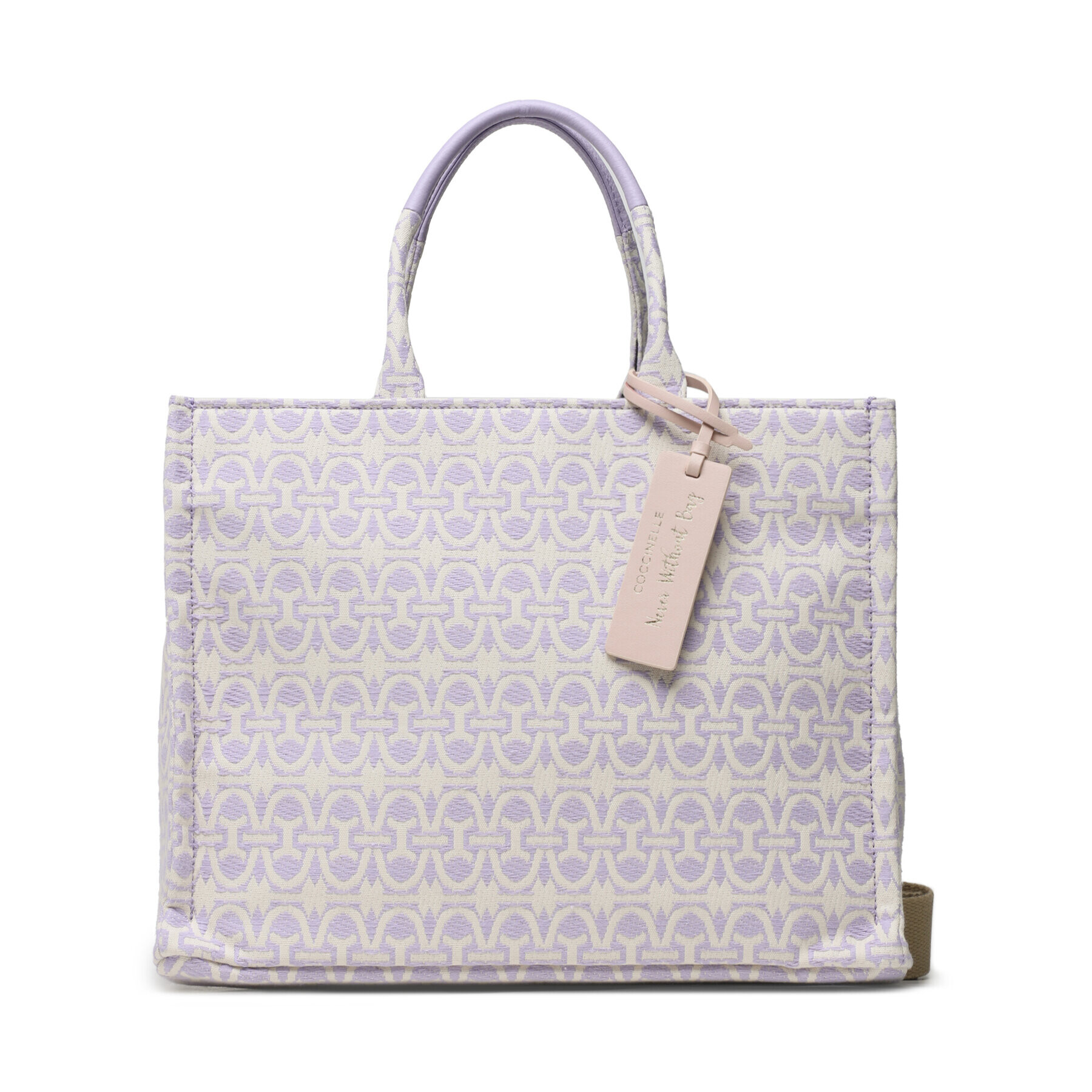 Coccinelle Дамска чанта MBD Never Without Bag Monogra E1 MBD 18 02 01 Виолетов - Pepit.bg