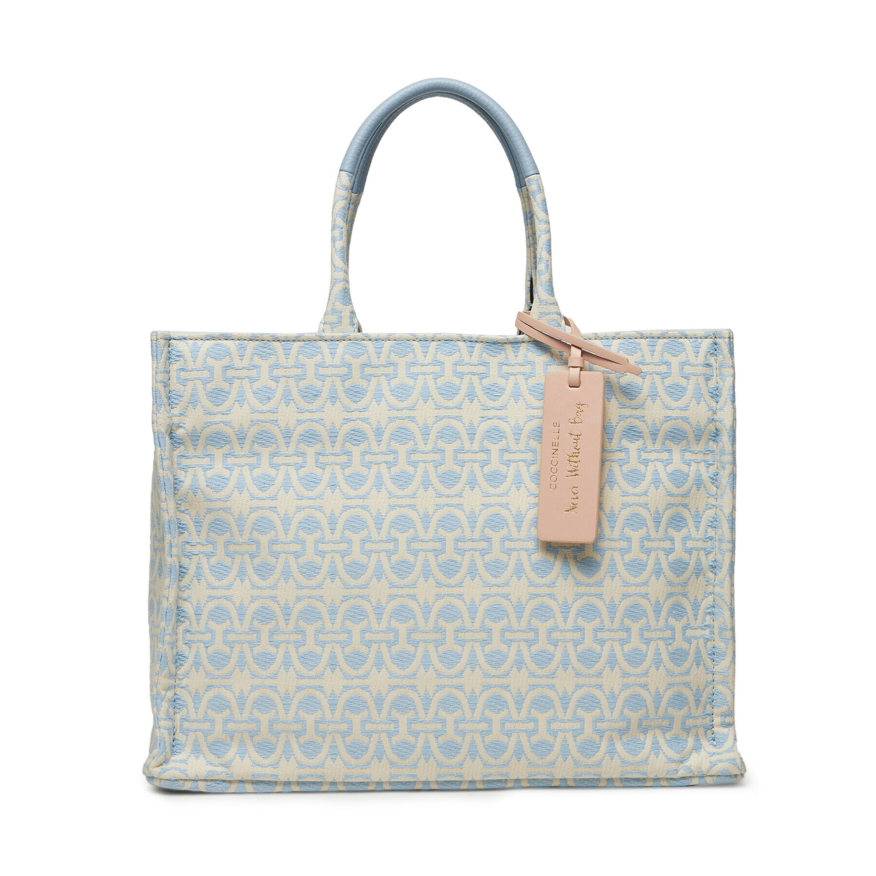 Coccinelle Дамска чанта Never Without Bag Monogram E1 MBD 18 02 01 Син - Pepit.bg