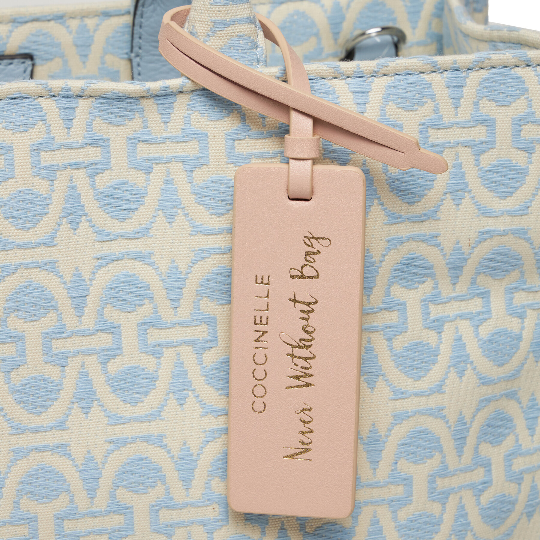 Coccinelle Дамска чанта Never Without Bag Monogram E1 MBD 18 02 01 Син - Pepit.bg