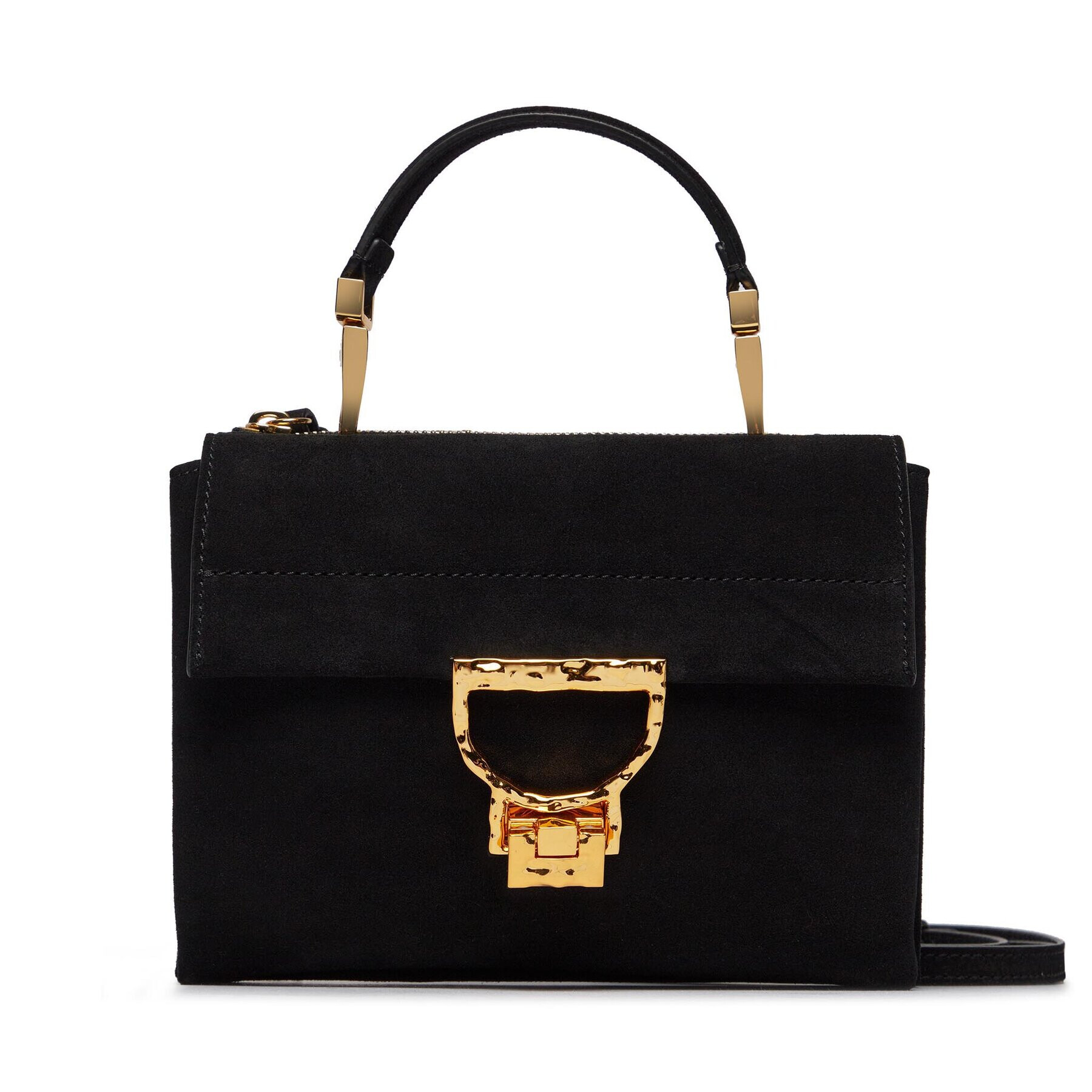 Coccinelle Дамска чанта PL6 Arlettis Suede Drop E1 PL6 55 B7 01 Черен - Pepit.bg