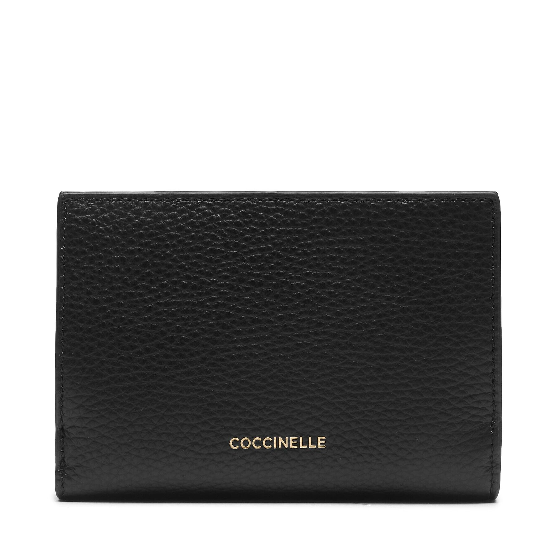Coccinelle Малък дамски портфейл Grain.Lea E2 MQF 11 66 01 Черен - Pepit.bg