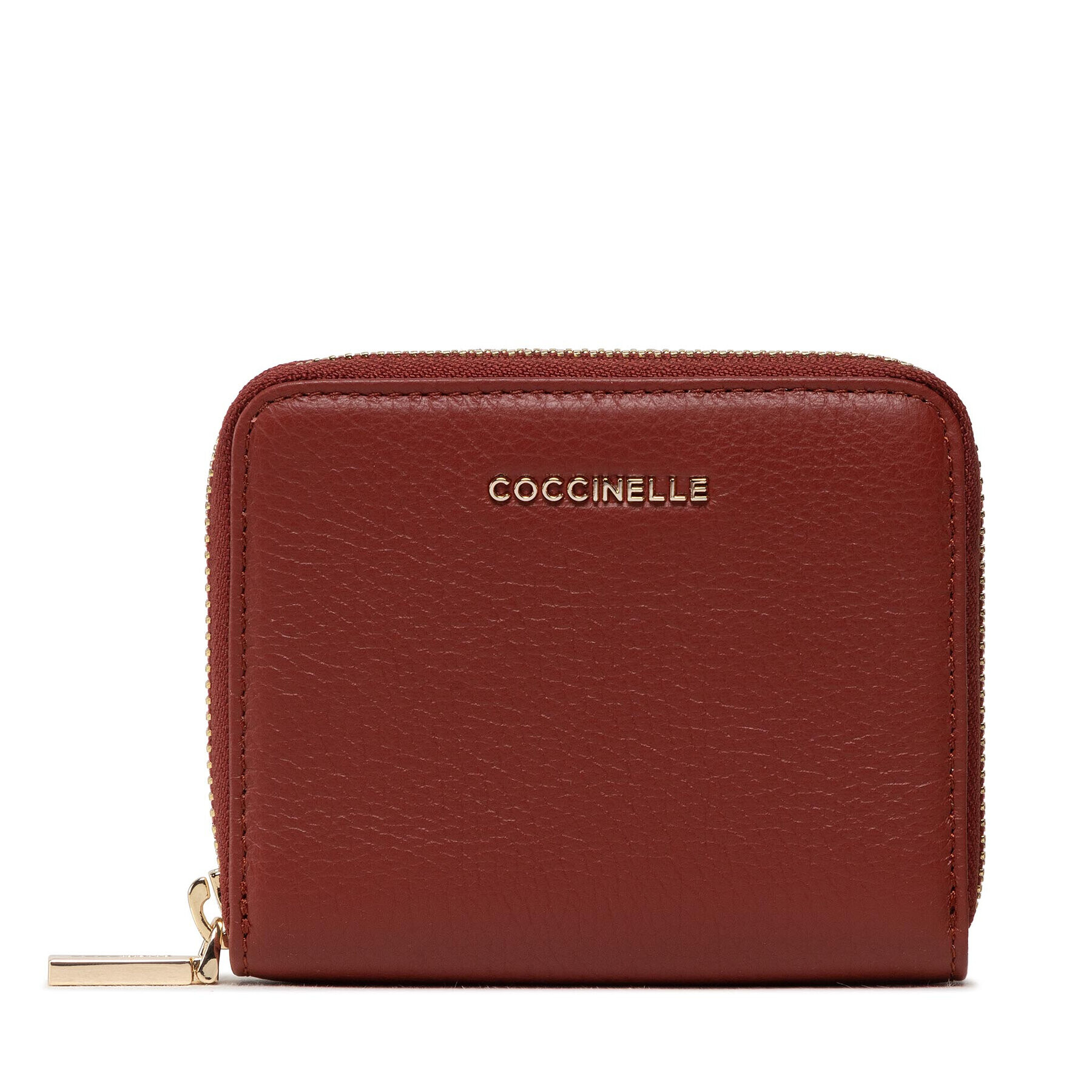 Coccinelle Малък дамски портфейл MW5 Metallic Soft E2 MW5 11 A2 01 Бордо - Pepit.bg