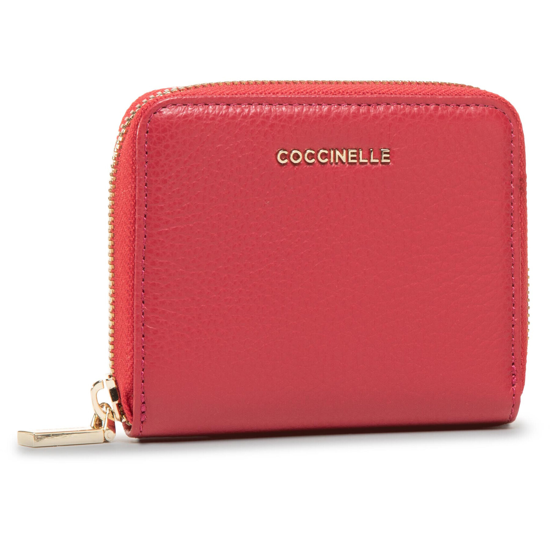 Coccinelle Малък дамски портфейл GW5 Metallic Soft E2 GW5 11 A2 01 Червен - Pepit.bg