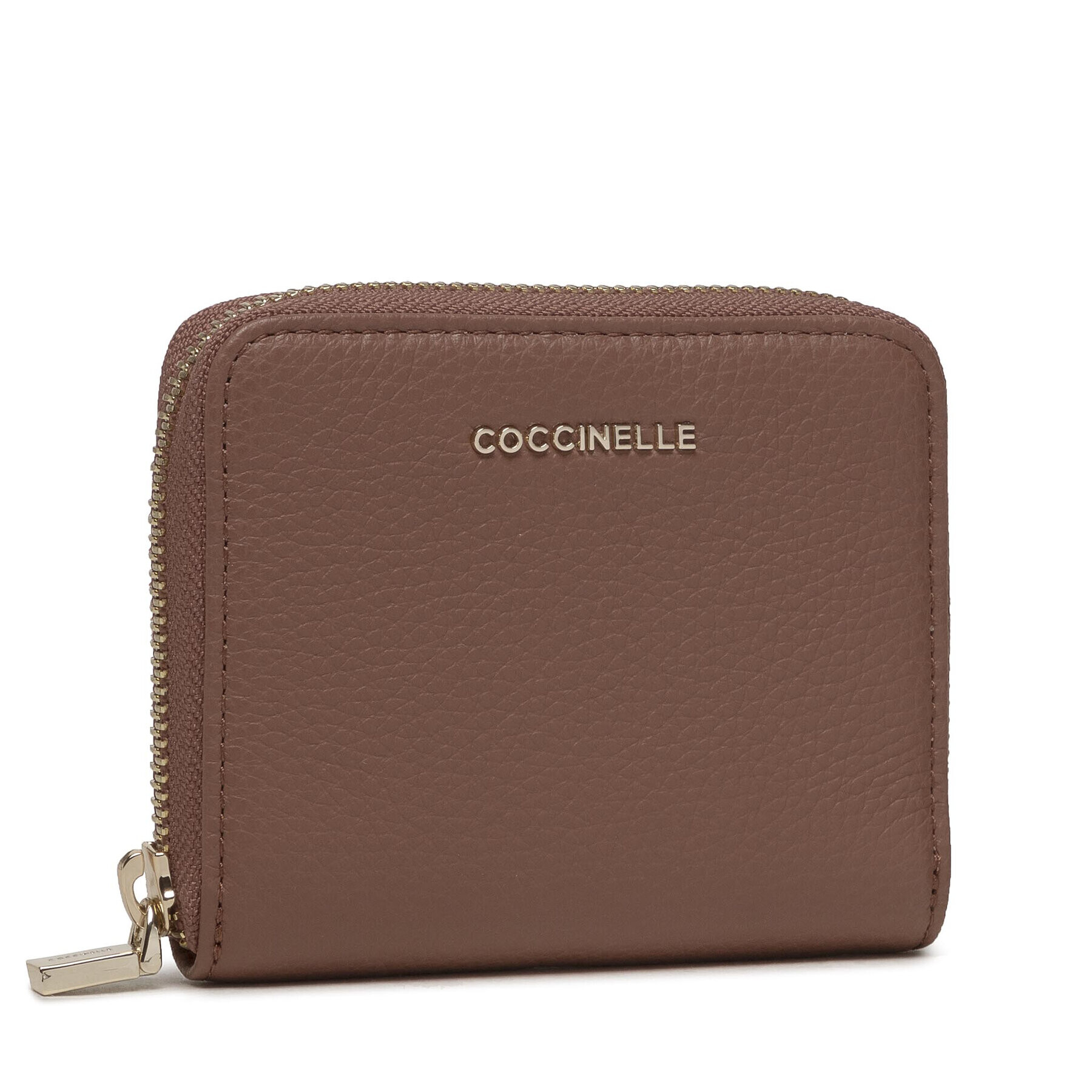 Coccinelle Малък дамски портфейл IW5 Metallic Soft E2 IW5 11 A2 01 Кафяв - Pepit.bg