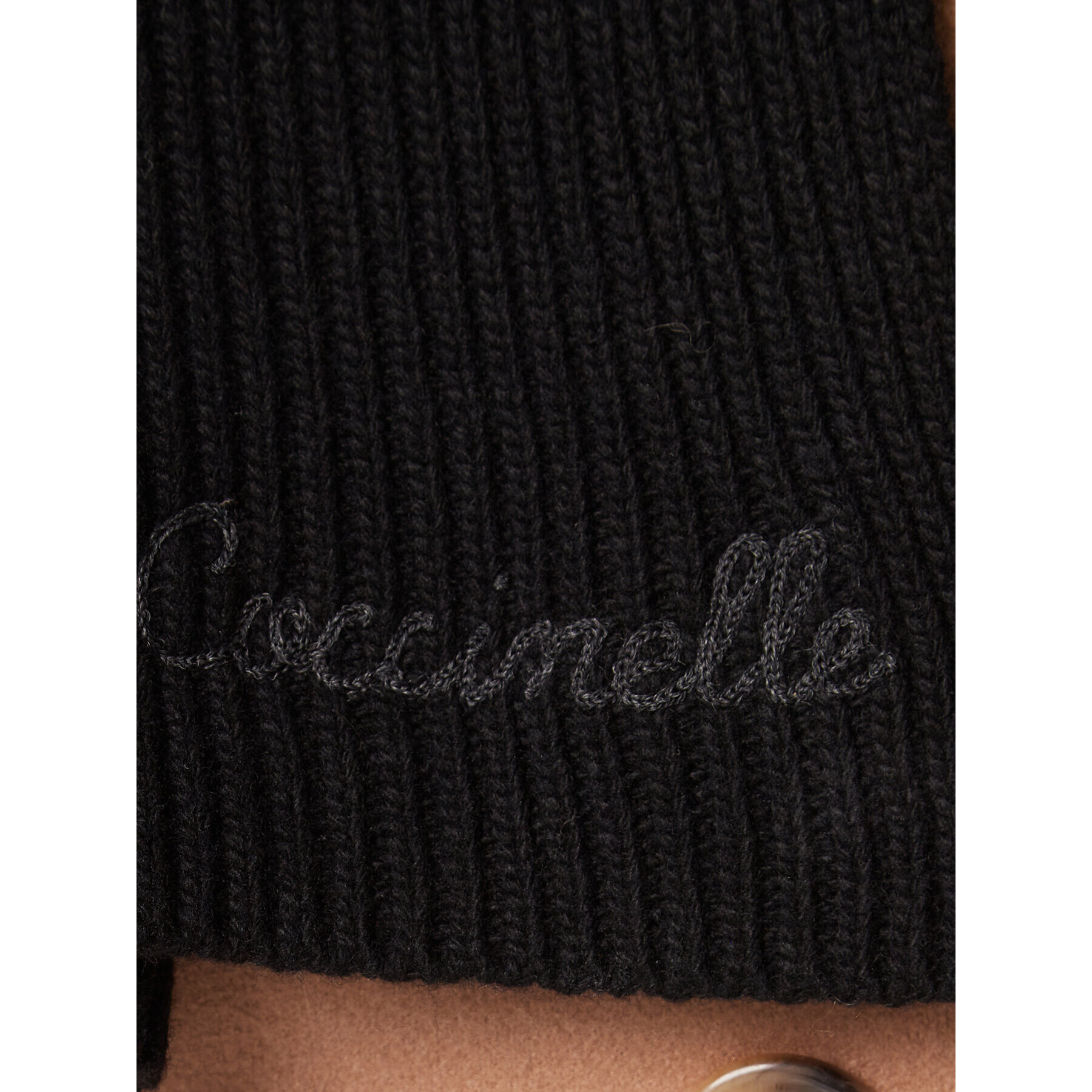 Coccinelle Зимен шал Grace E7 MYE 31 09 01 Черен - Pepit.bg