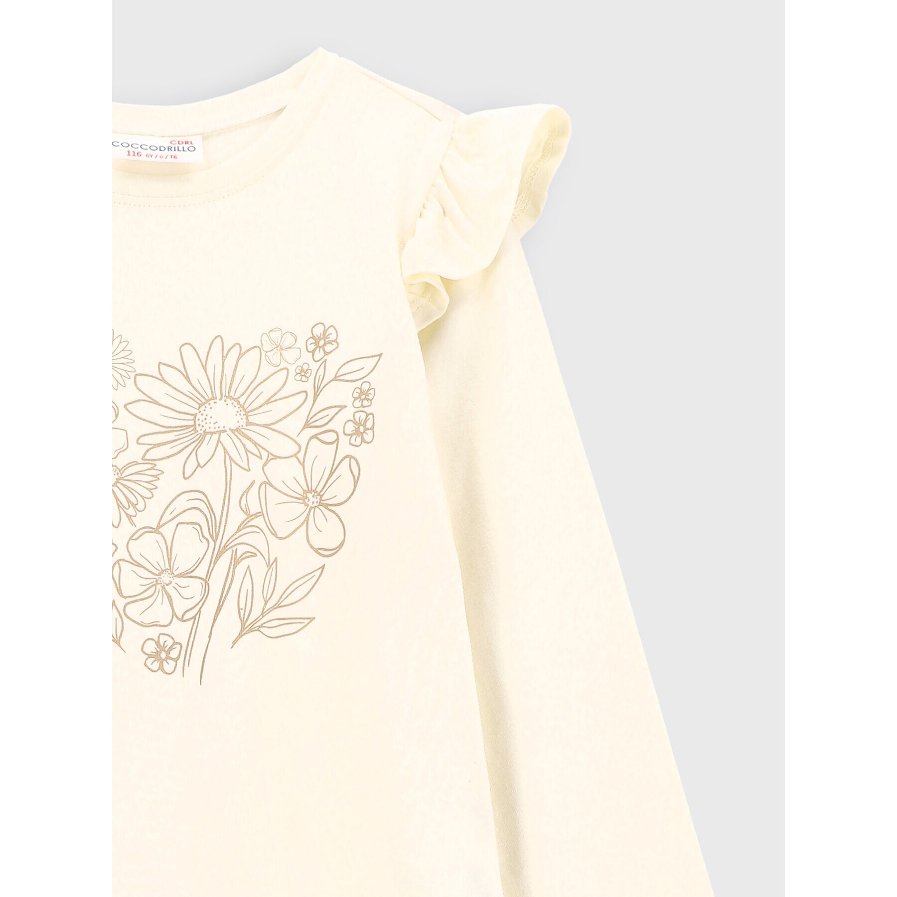Coccodrillo Блуза ZC2143104ROK Бежов Regular Fit - Pepit.bg