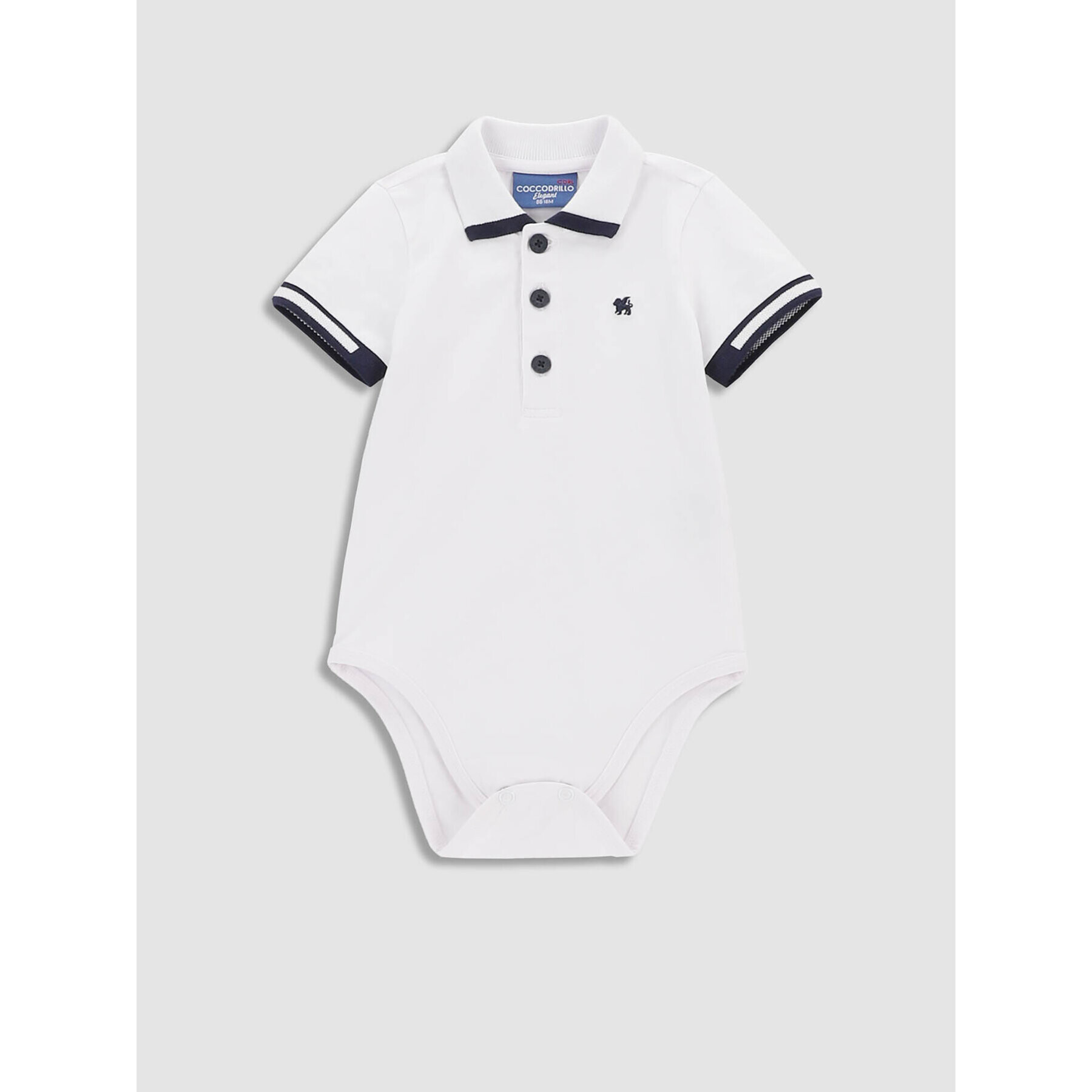 Coccodrillo Боди WC3112501EBB Бял Regular Fit - Pepit.bg