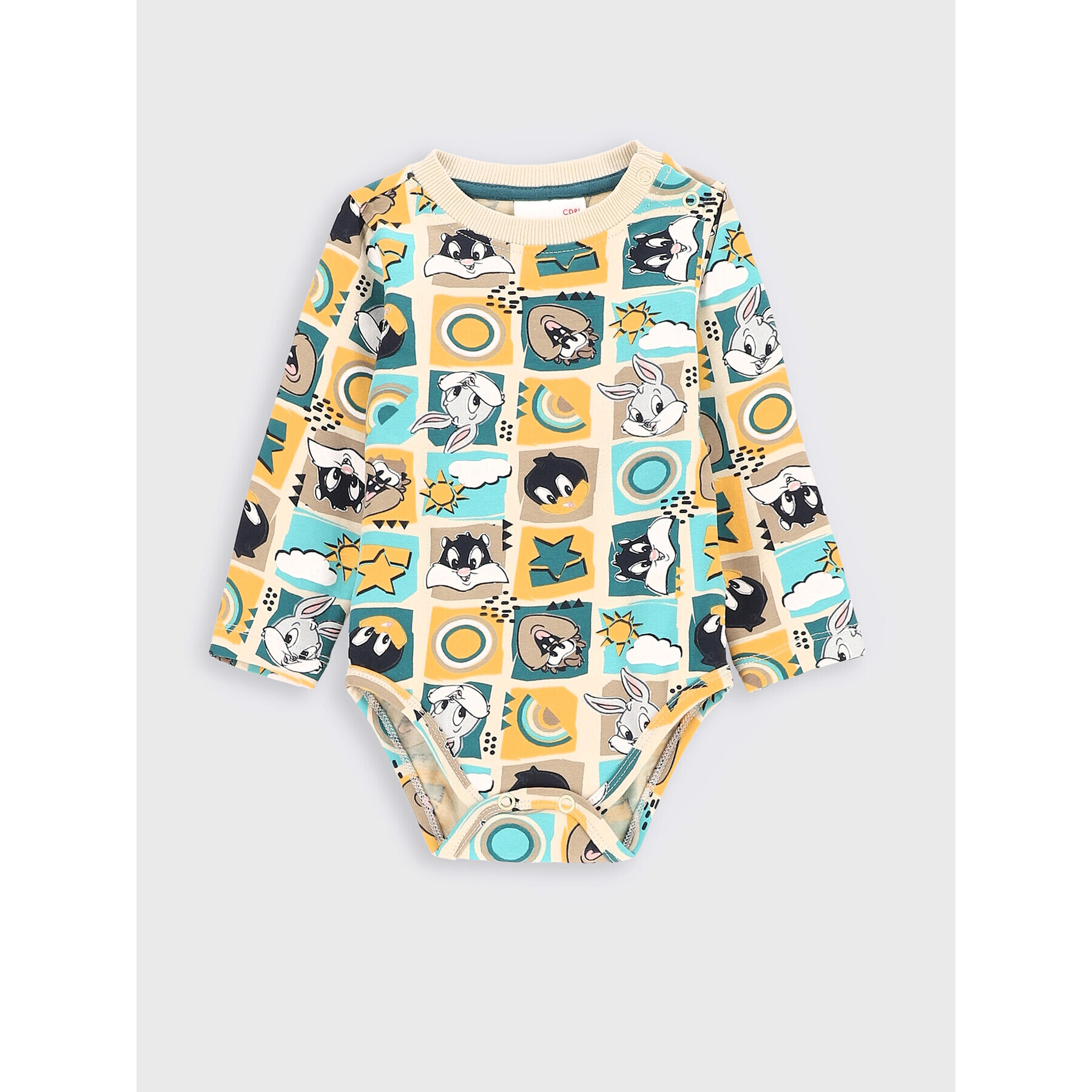 Coccodrillo Детско боди LOONEY TUNES ZC2112103LIB Цветен Regular Fit - Pepit.bg