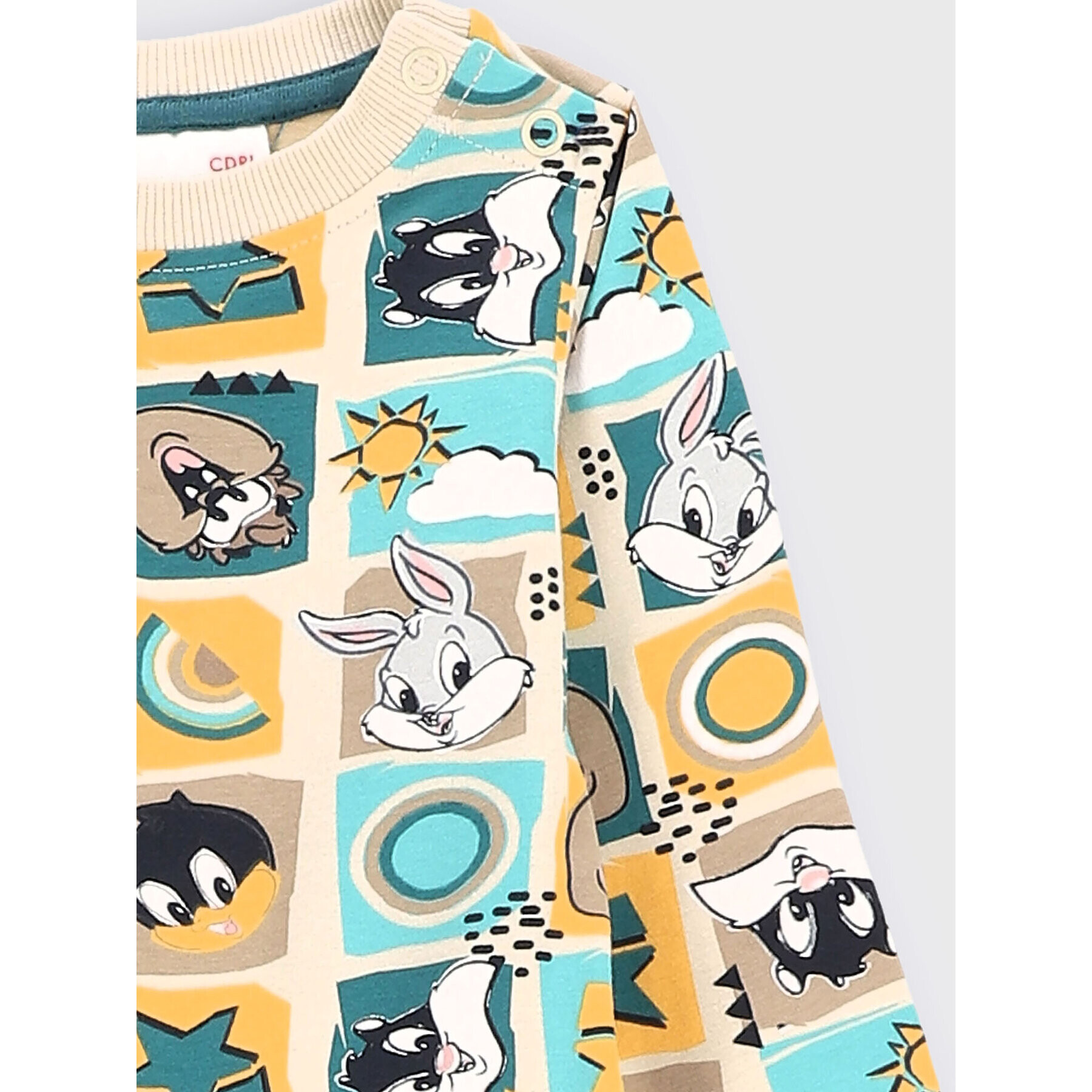 Coccodrillo Детско боди LOONEY TUNES ZC2112103LIB Цветен Regular Fit - Pepit.bg