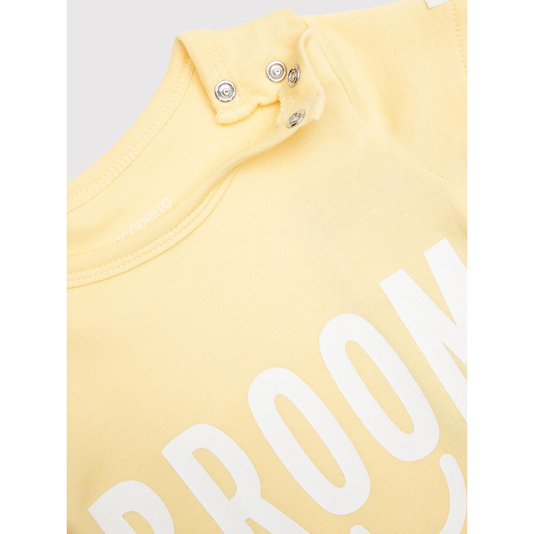 Coccodrillo Детско боди WC2412203BRO Жълт Regular Fit - Pepit.bg