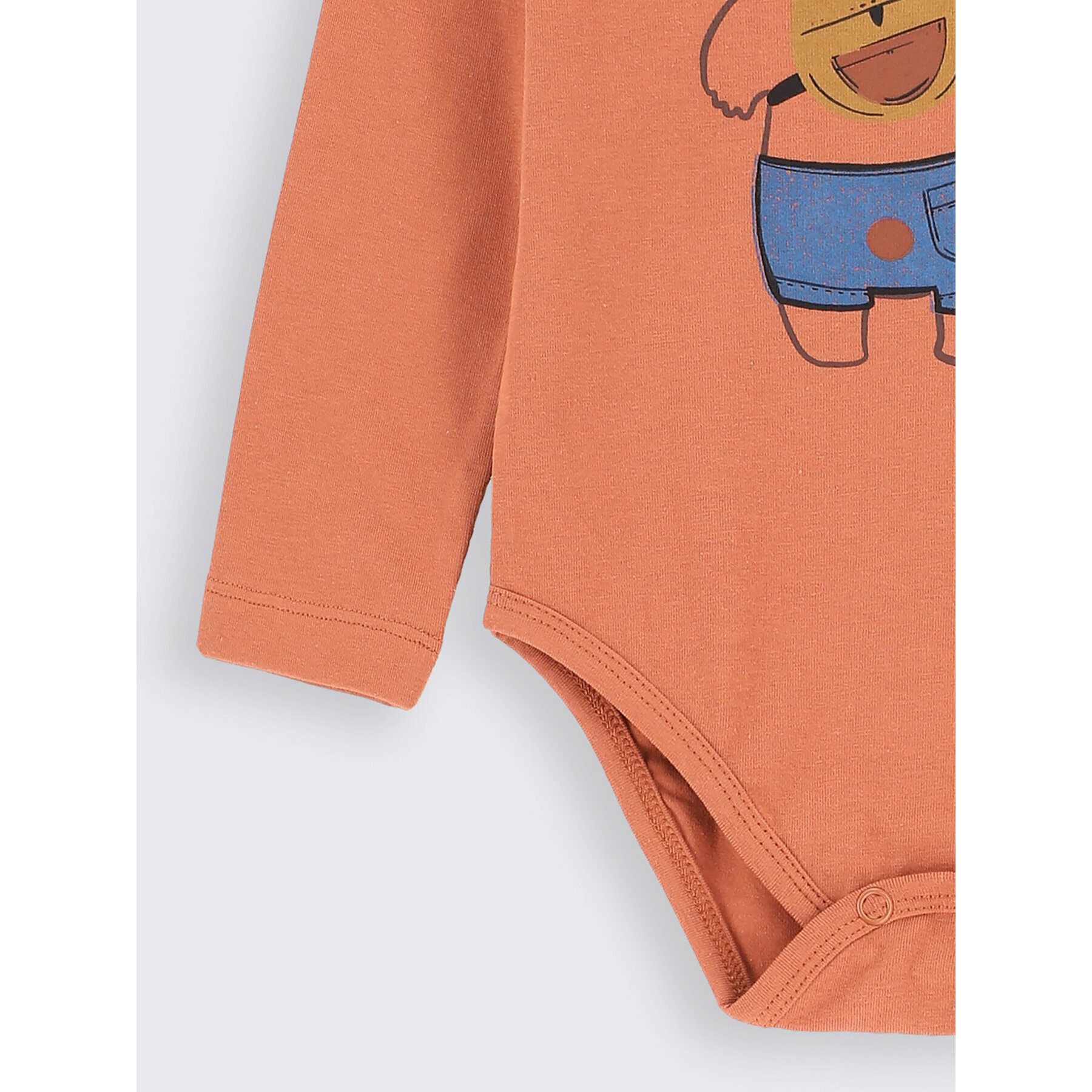 Coccodrillo Детско боди ZC2112101TRN Оранжев Regular Fit - Pepit.bg