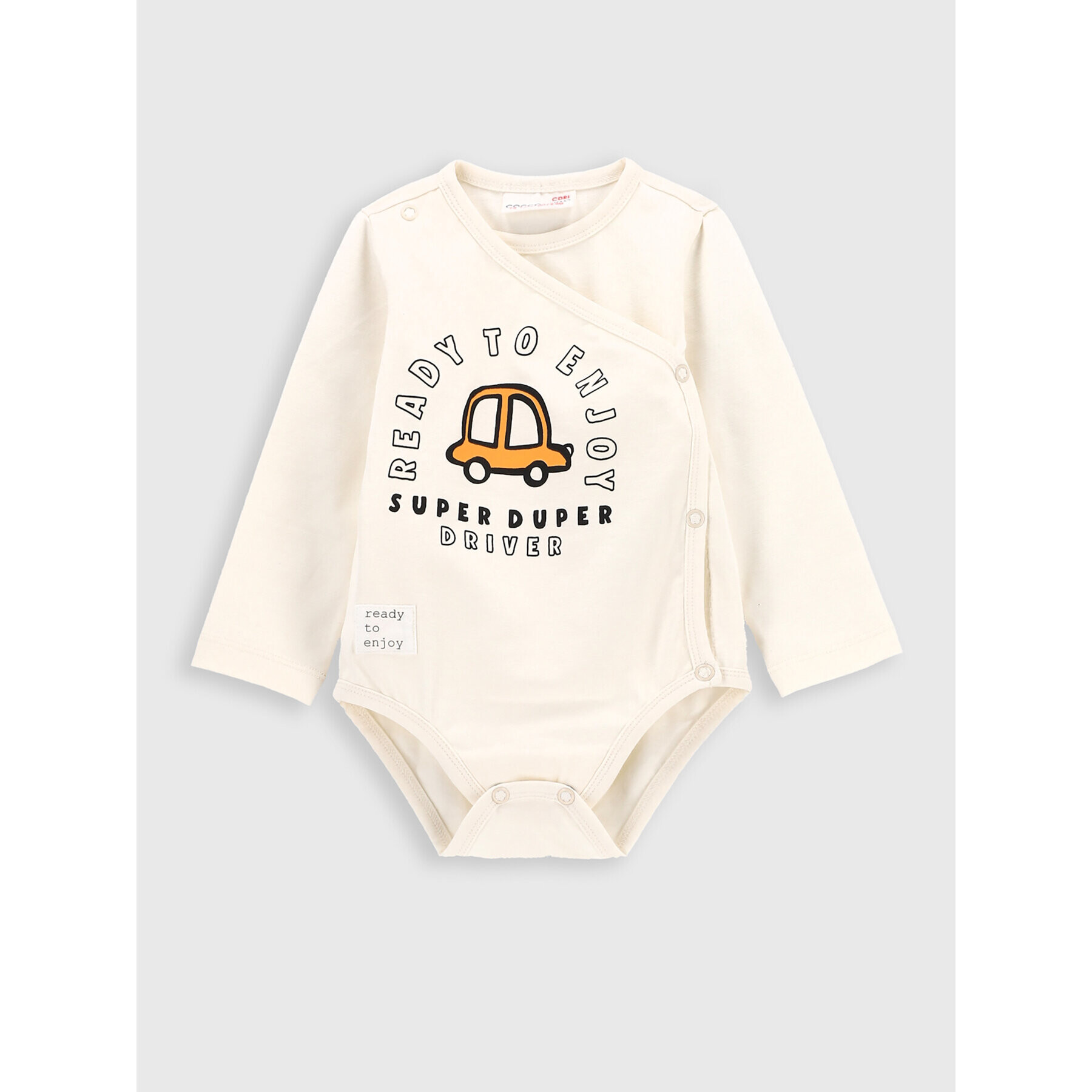 Coccodrillo Детско боди ZC2112602CON Екрю Regular Fit - Pepit.bg