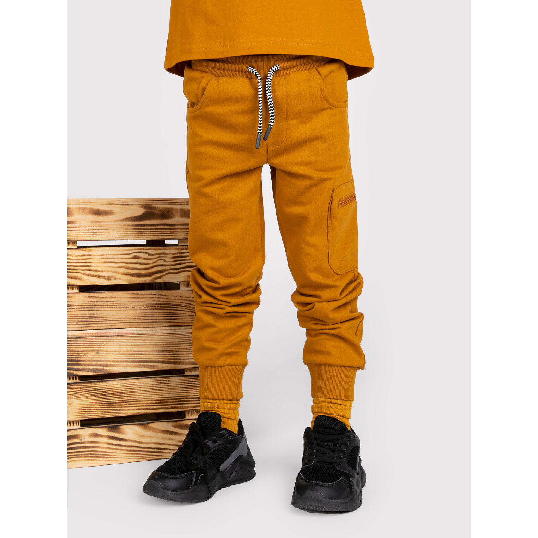 Coccodrillo Долнище анцуг ZC1120104LAM Жълт Slim Fit - Pepit.bg