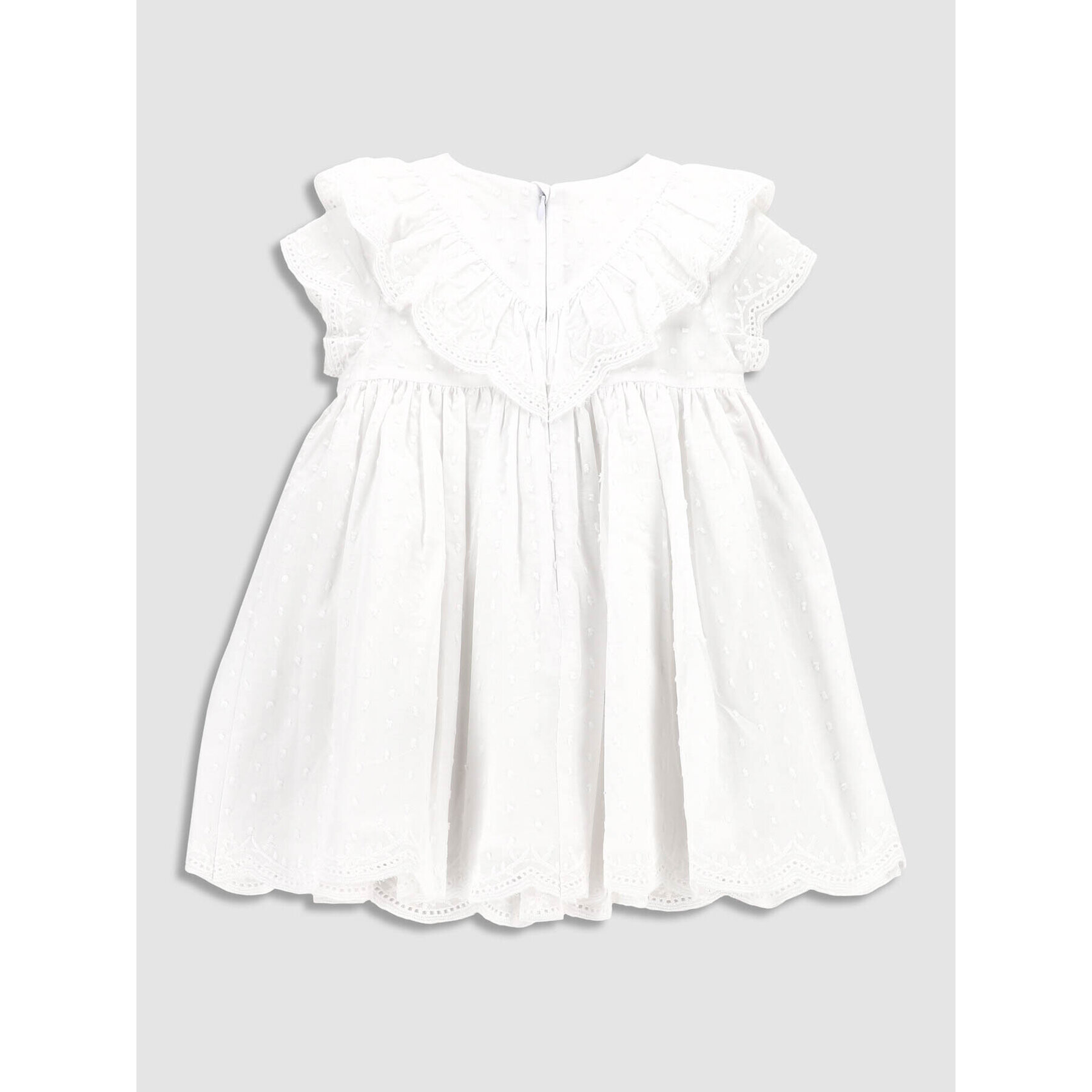 Coccodrillo Ежедневна рокля WC3128202EBG Бял Regular Fit - Pepit.bg