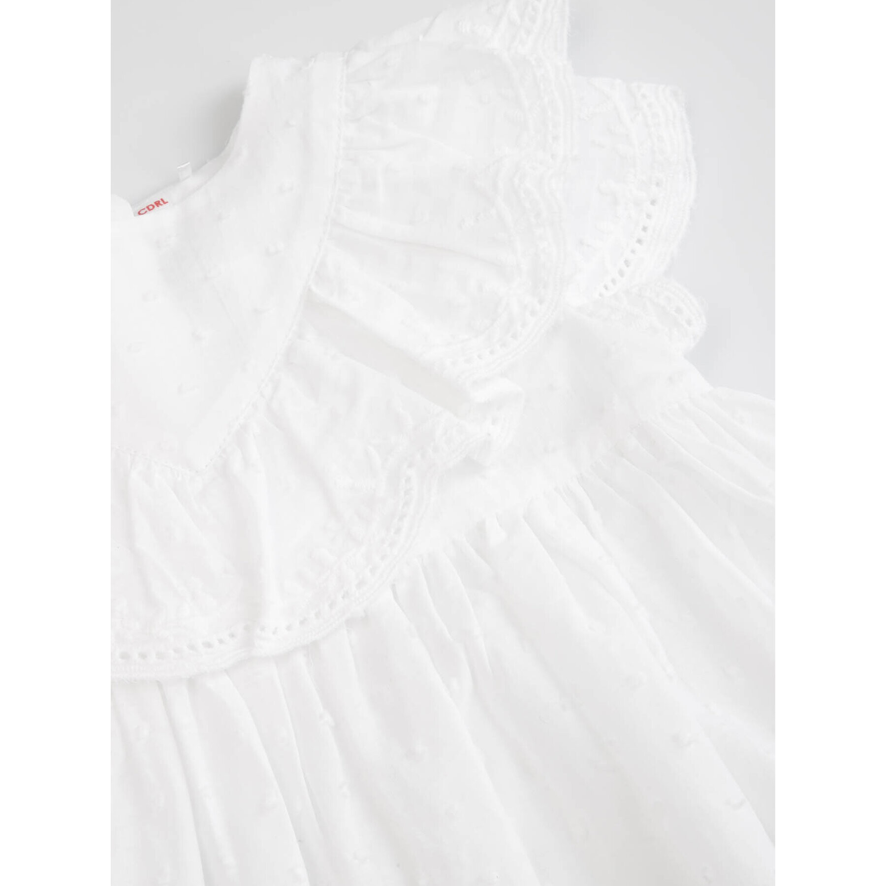 Coccodrillo Ежедневна рокля WC3128202EBG Бял Regular Fit - Pepit.bg